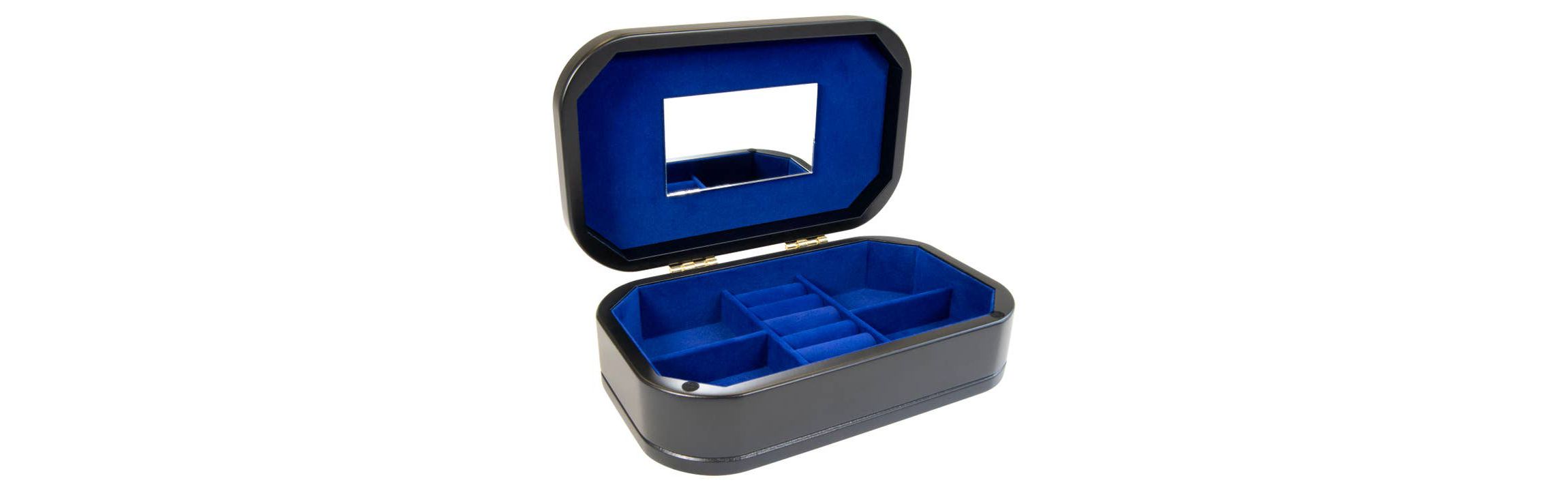 Mele and Co Morgan Wooden Jewelry Box in Black