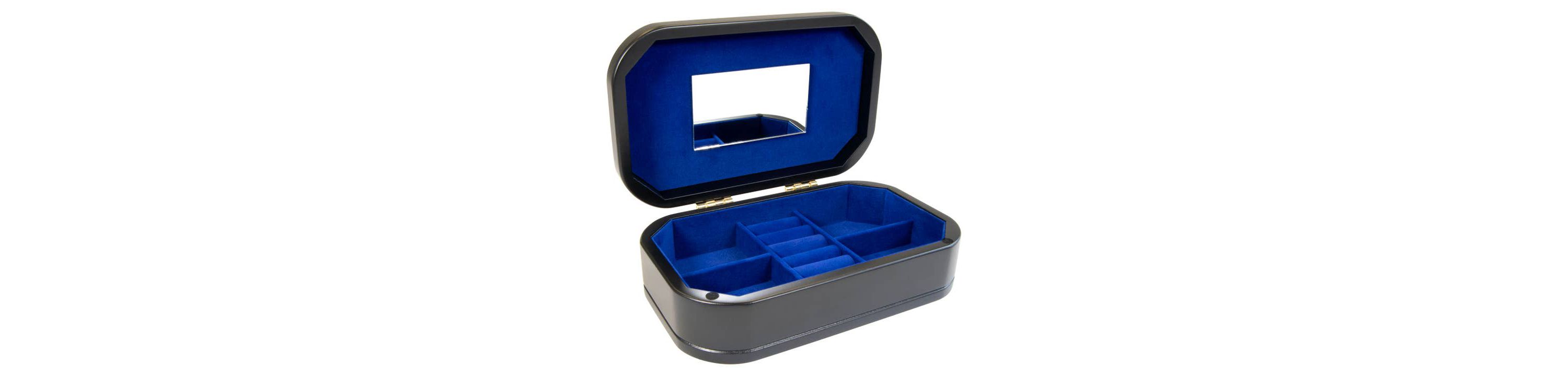 Mele and Co Morgan Wooden Jewelry Box in Black