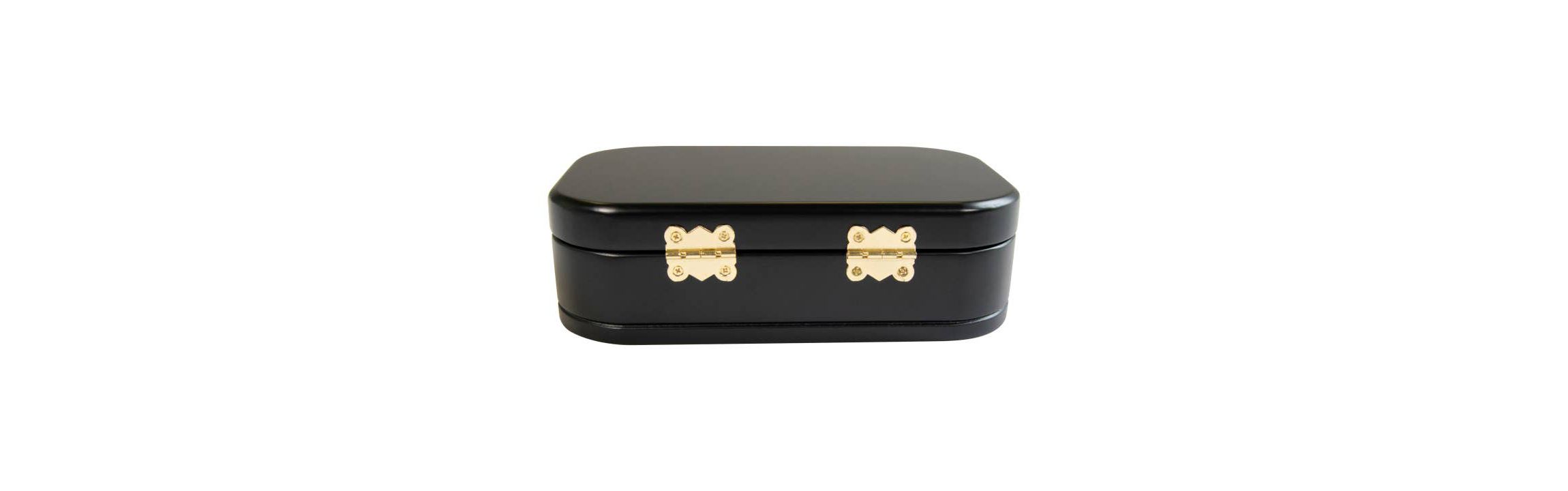 Mele and Co Morgan Wooden Jewelry Box in Black