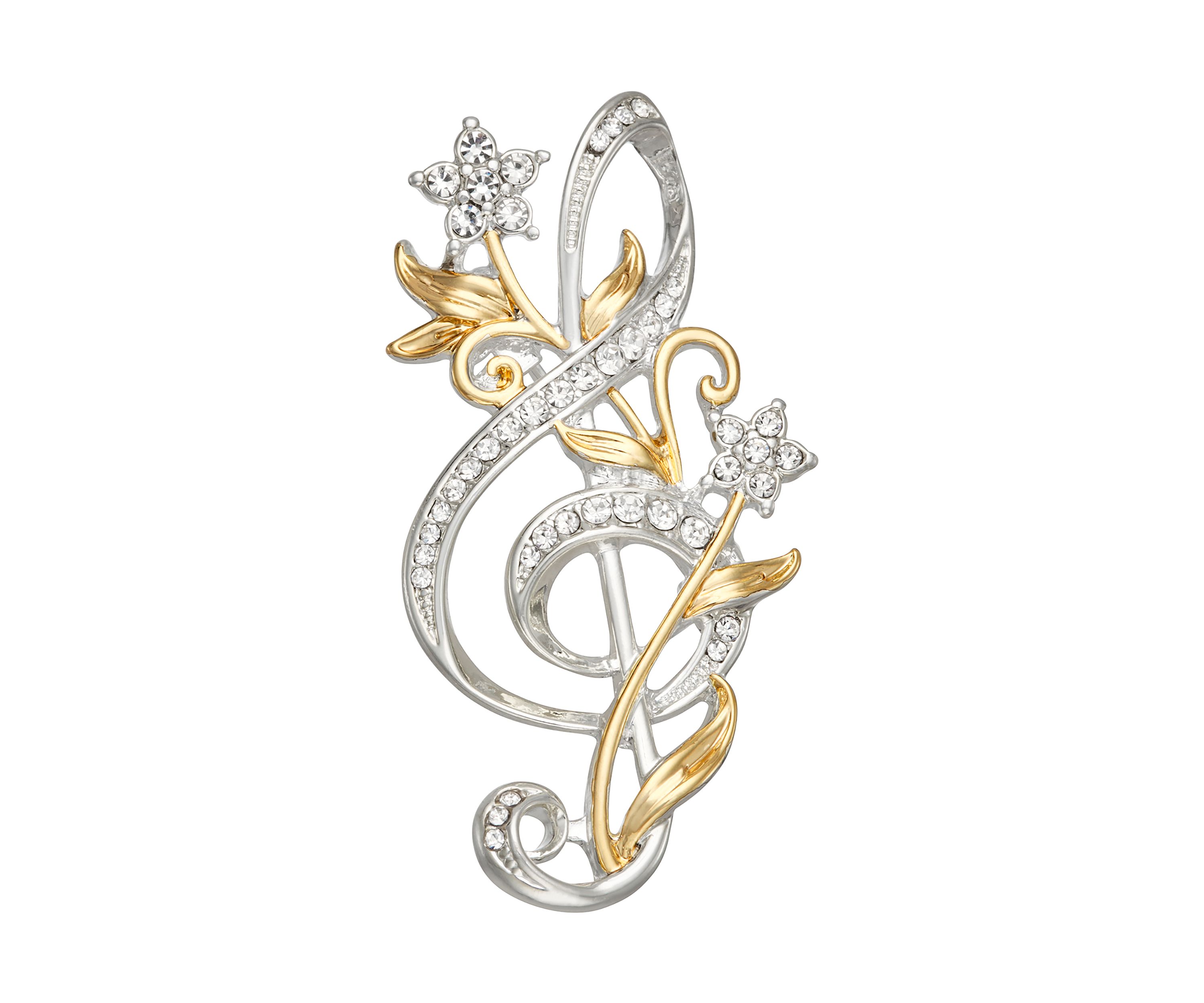 Two Tone Music Note Pin - Boxed