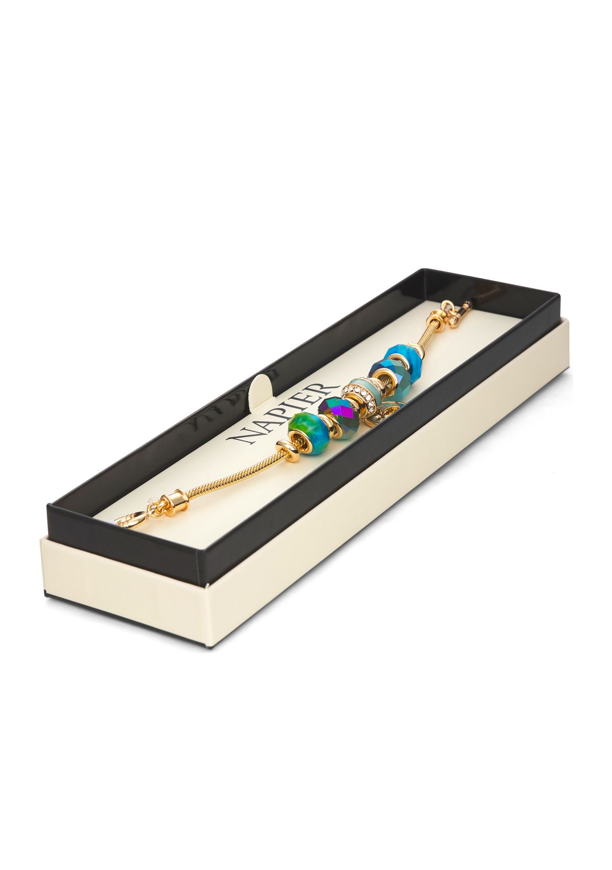 Gold Tone Multi Sunset Slider Bracelet