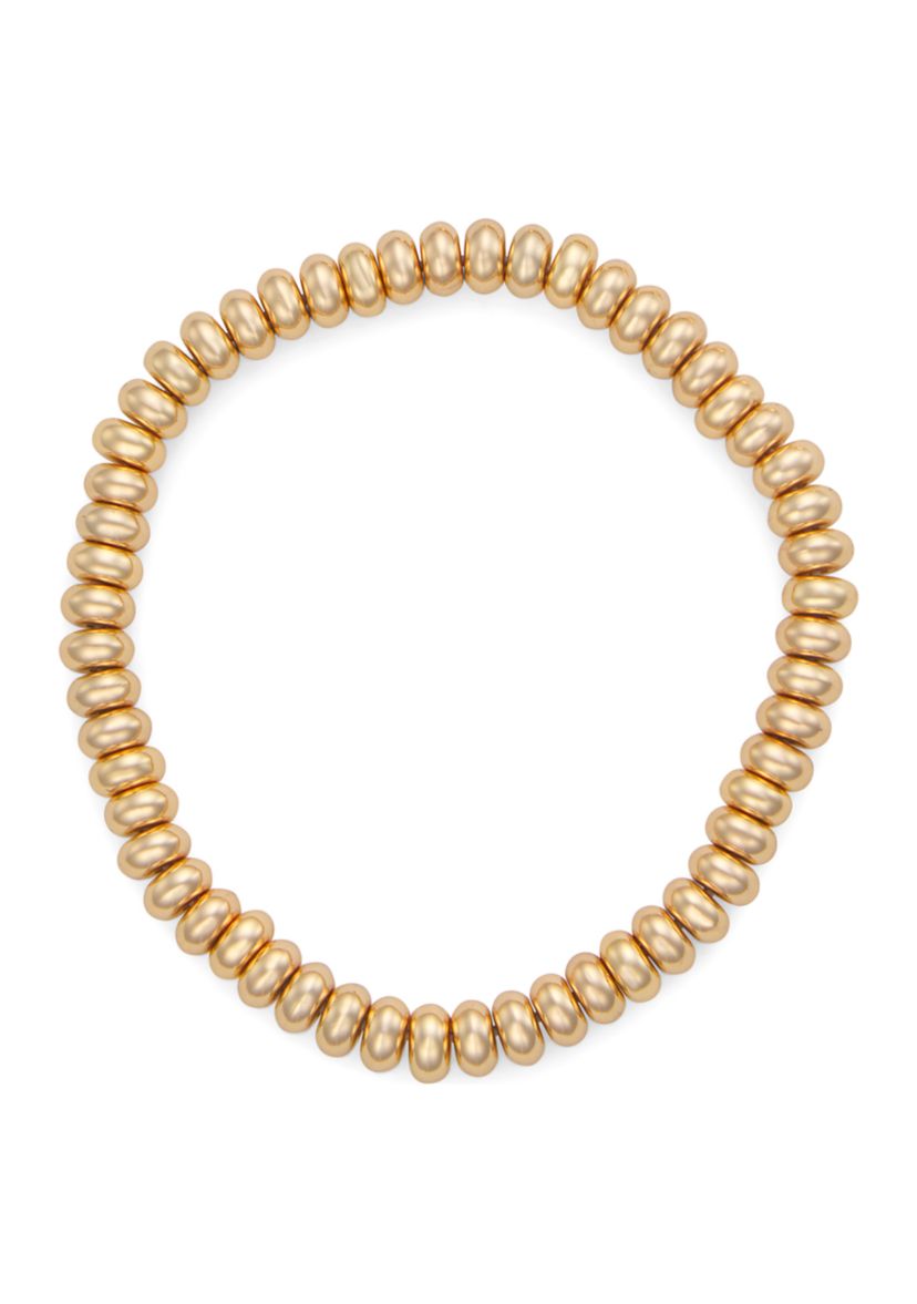 Gold Tone Glitzy Stretch Bracelet Set