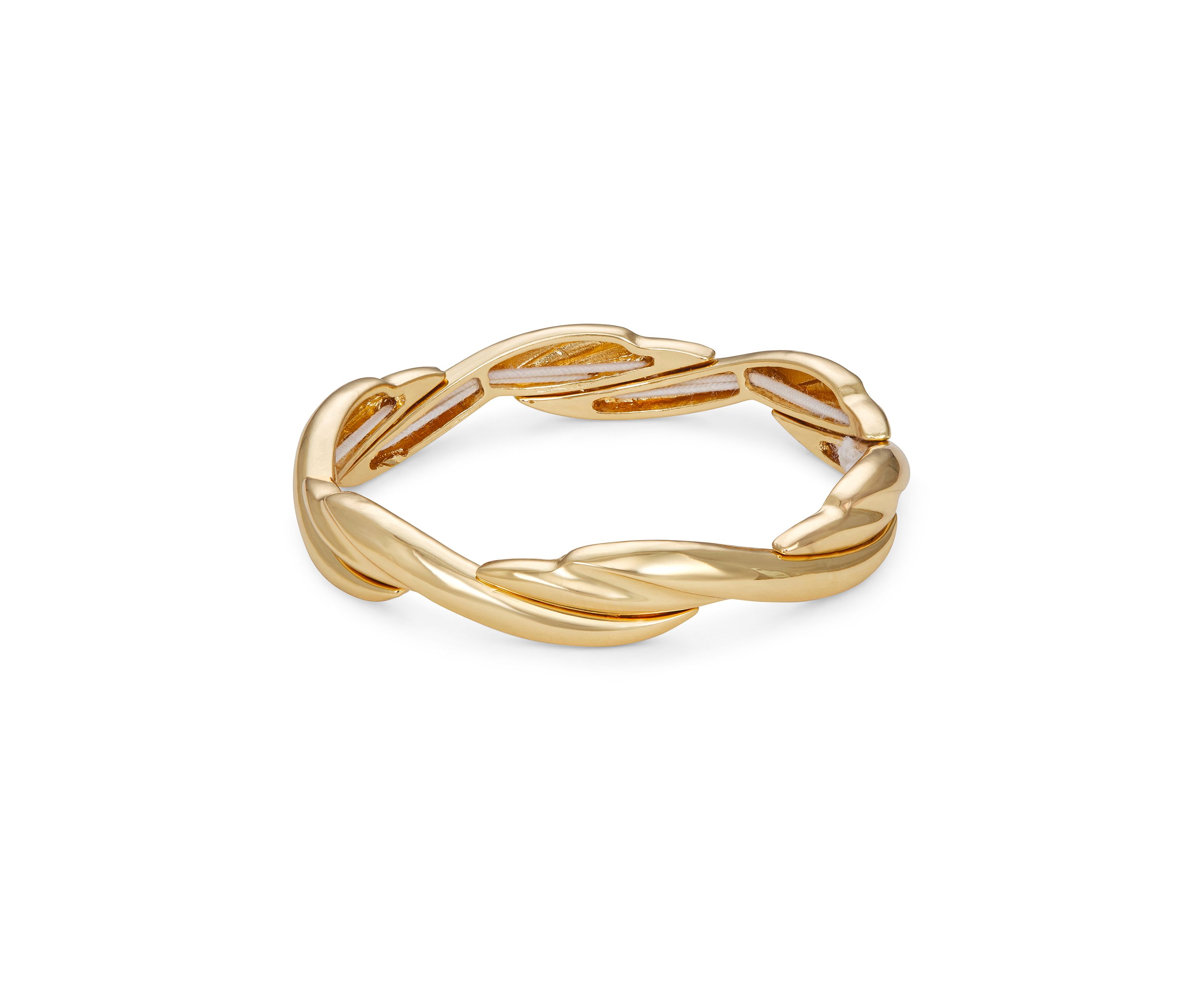 Gold Tone Butterfly Stretch Bracelet