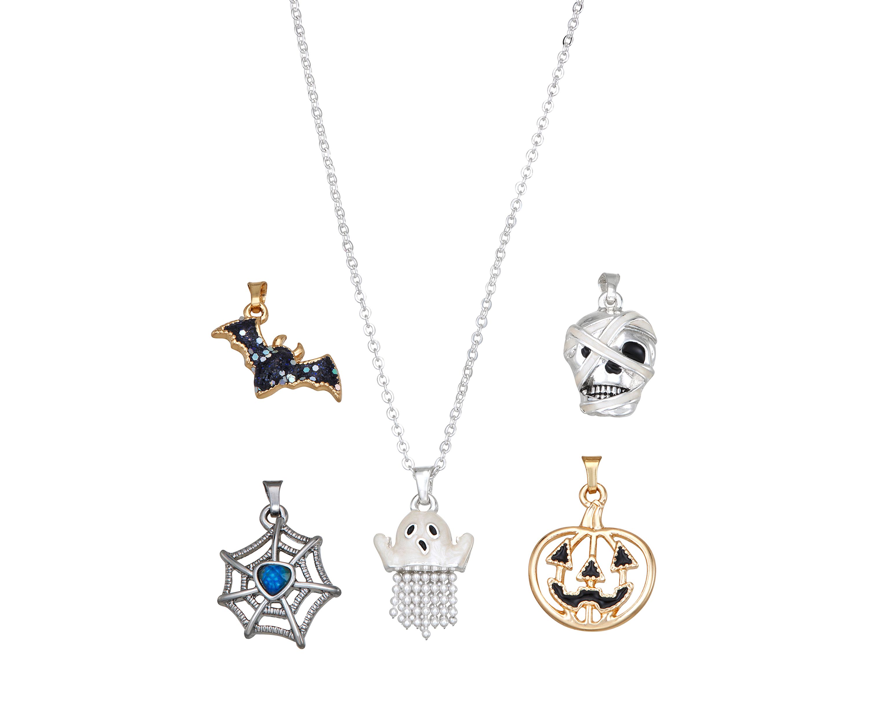 Halloween Multi Charm Necklace