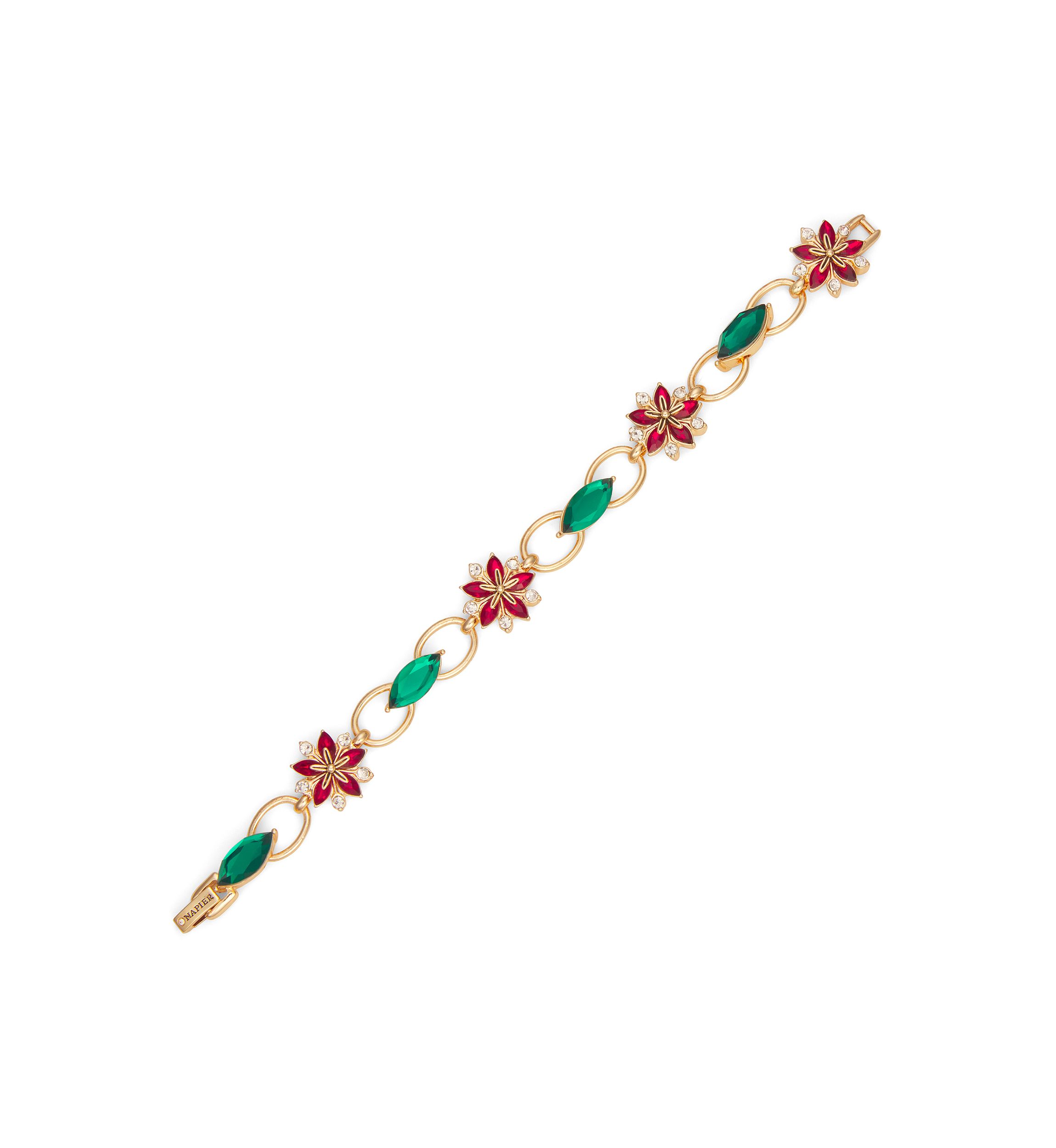 Holiday Flower Flex Bracelet