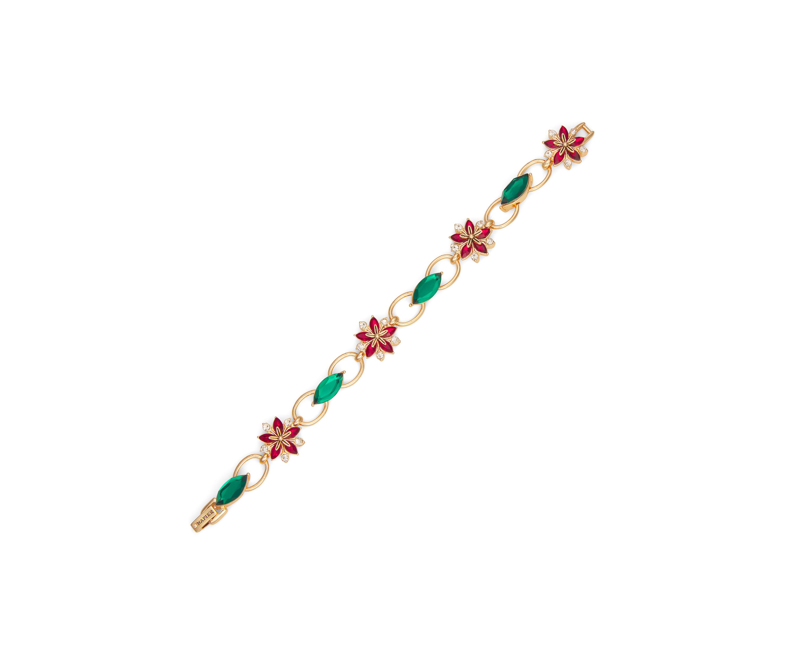 Holiday Flower Flex Bracelet