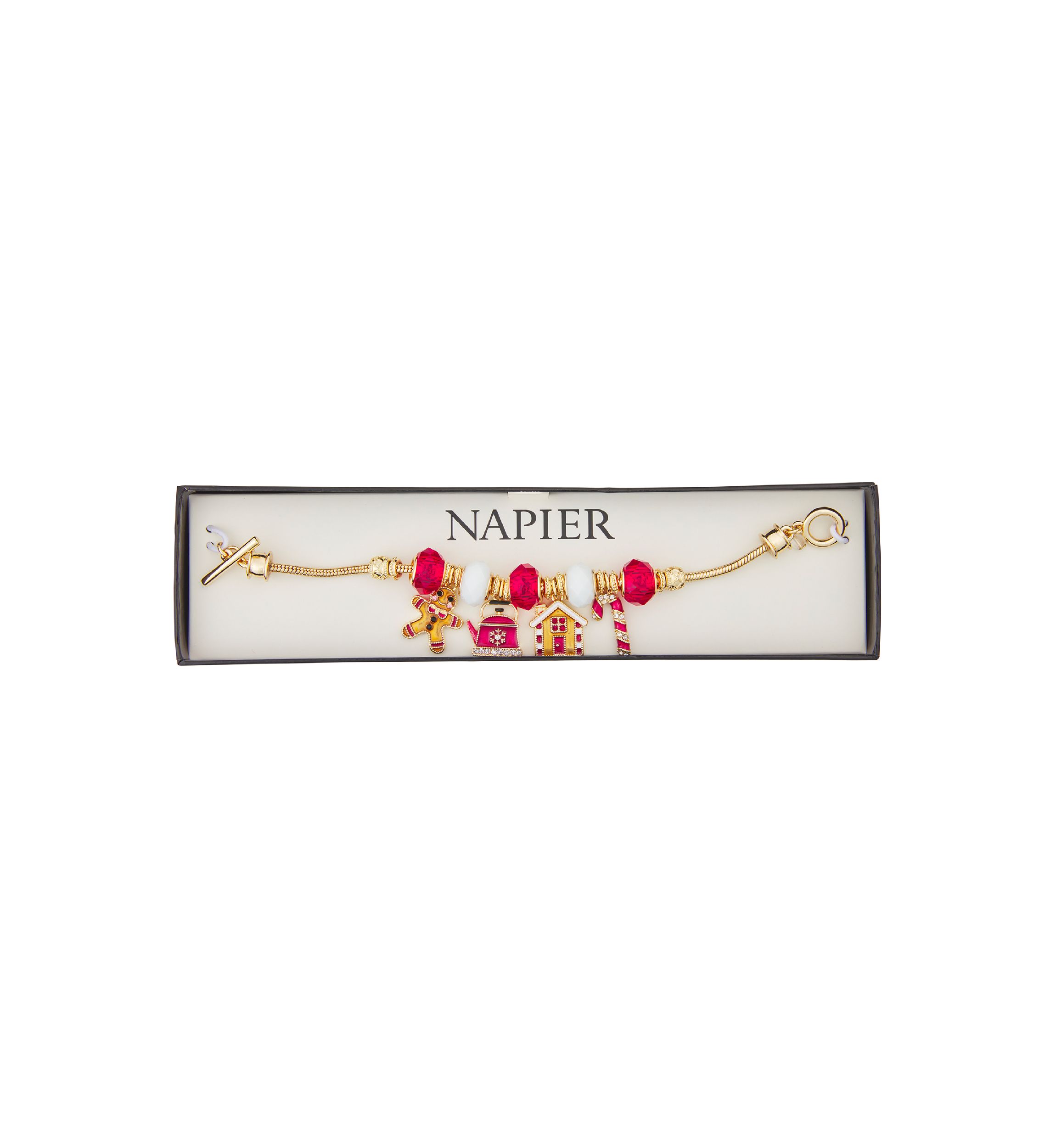  Holiday Gingerbread Charm Bracelet