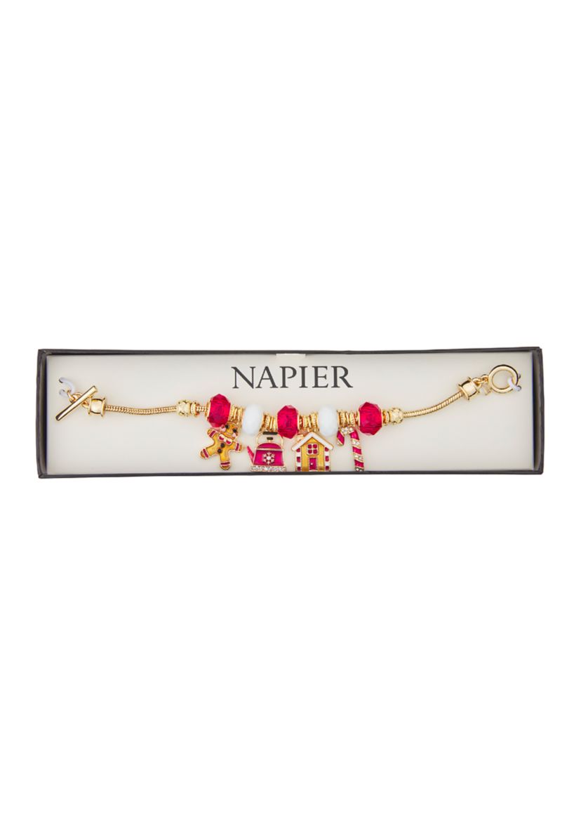  Holiday Gingerbread Charm Bracelet