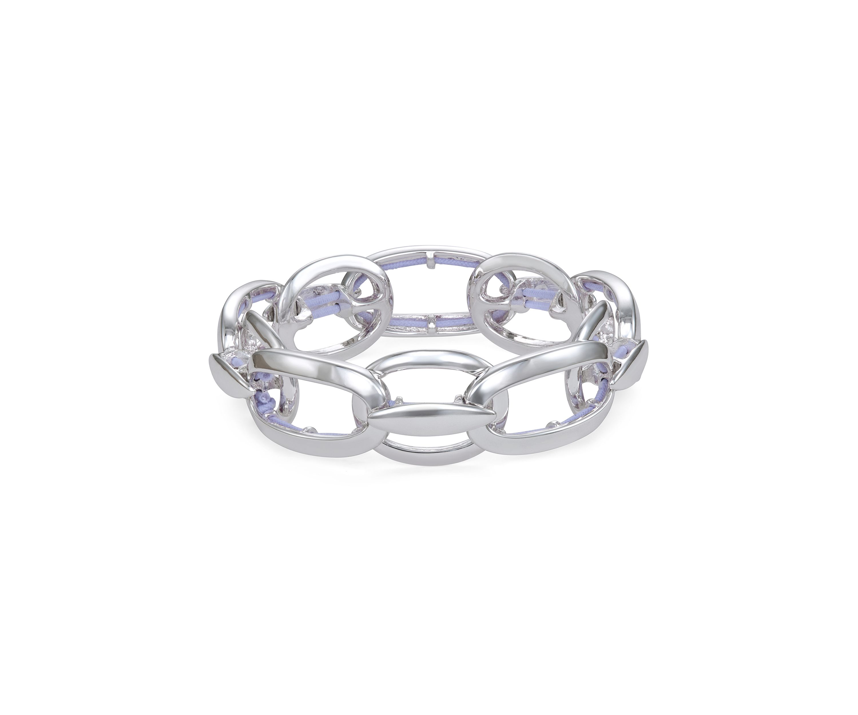 Silver-Tone Element Stretch Bracelet