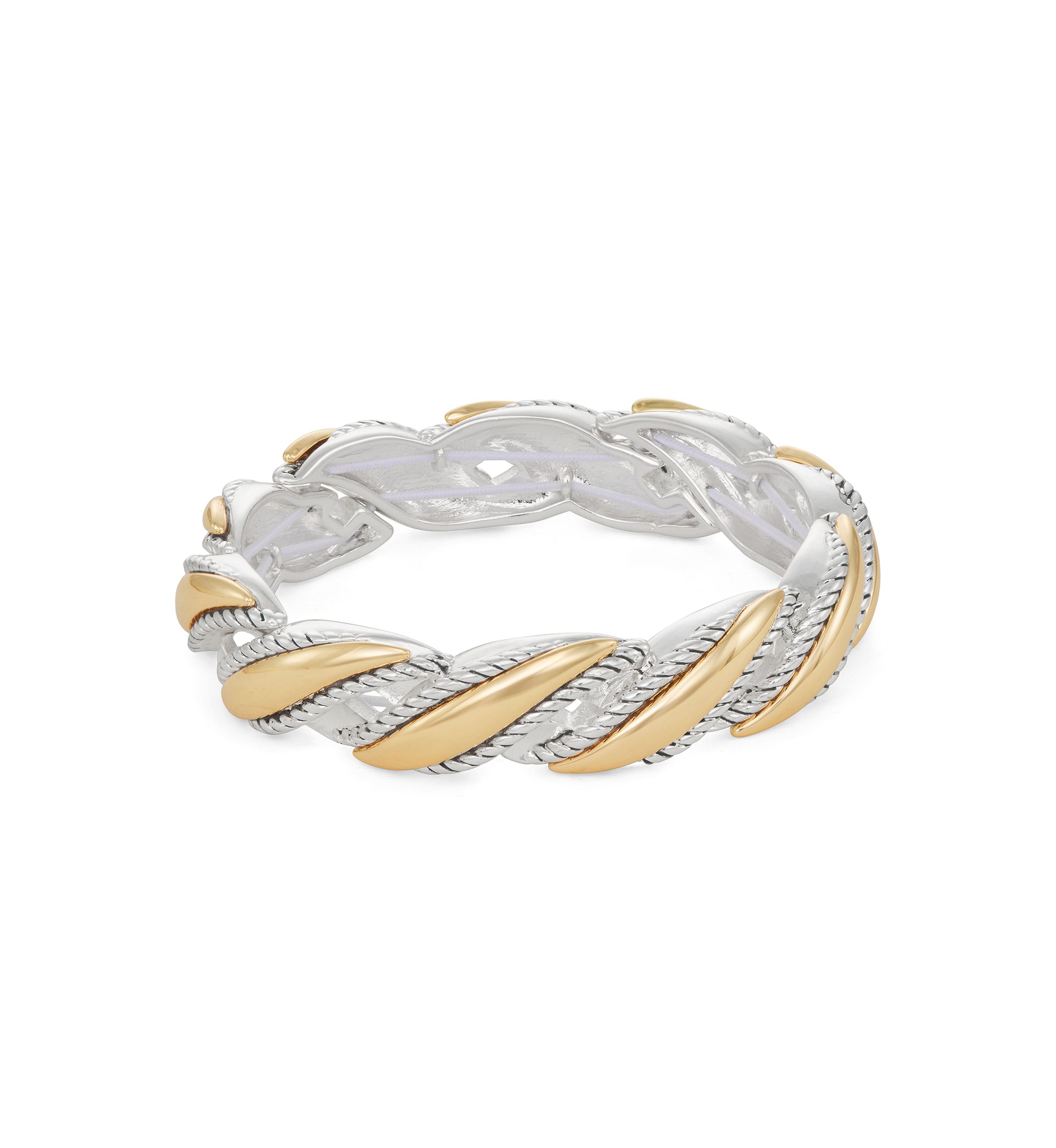 Two Tone Stretch Bracelet