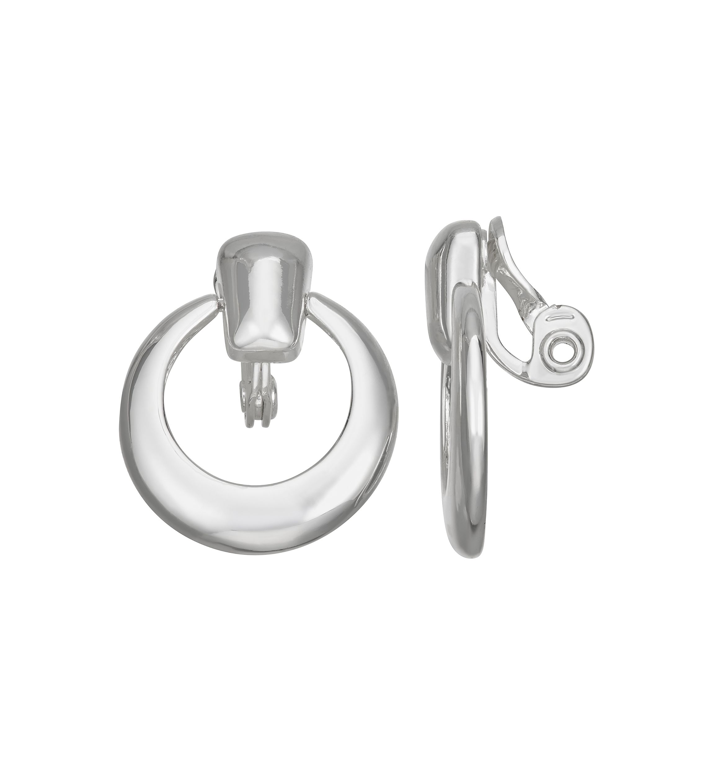 Double Drop Clip Earrings