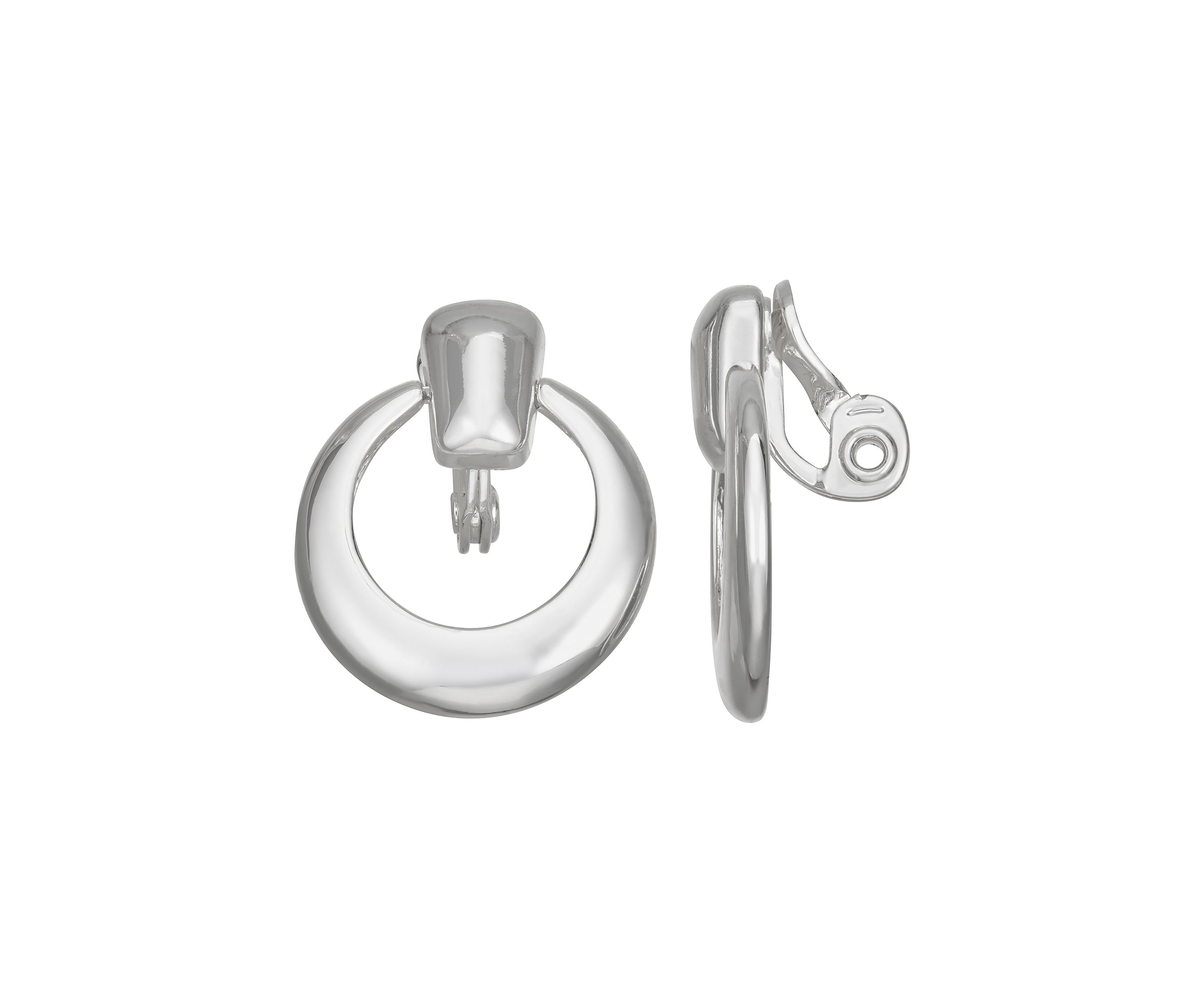 Double Drop Clip Earrings