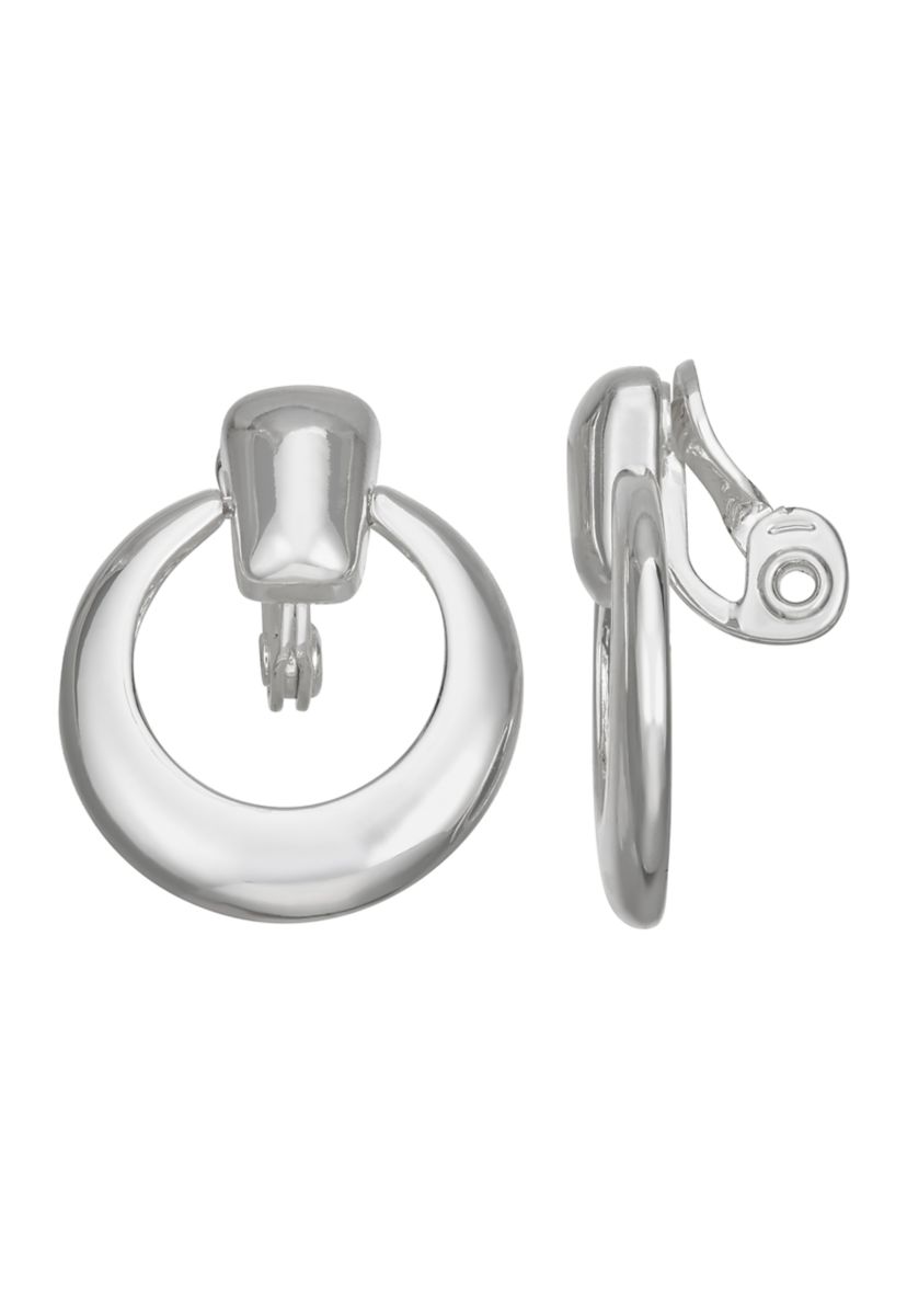 Double Drop Clip Earrings