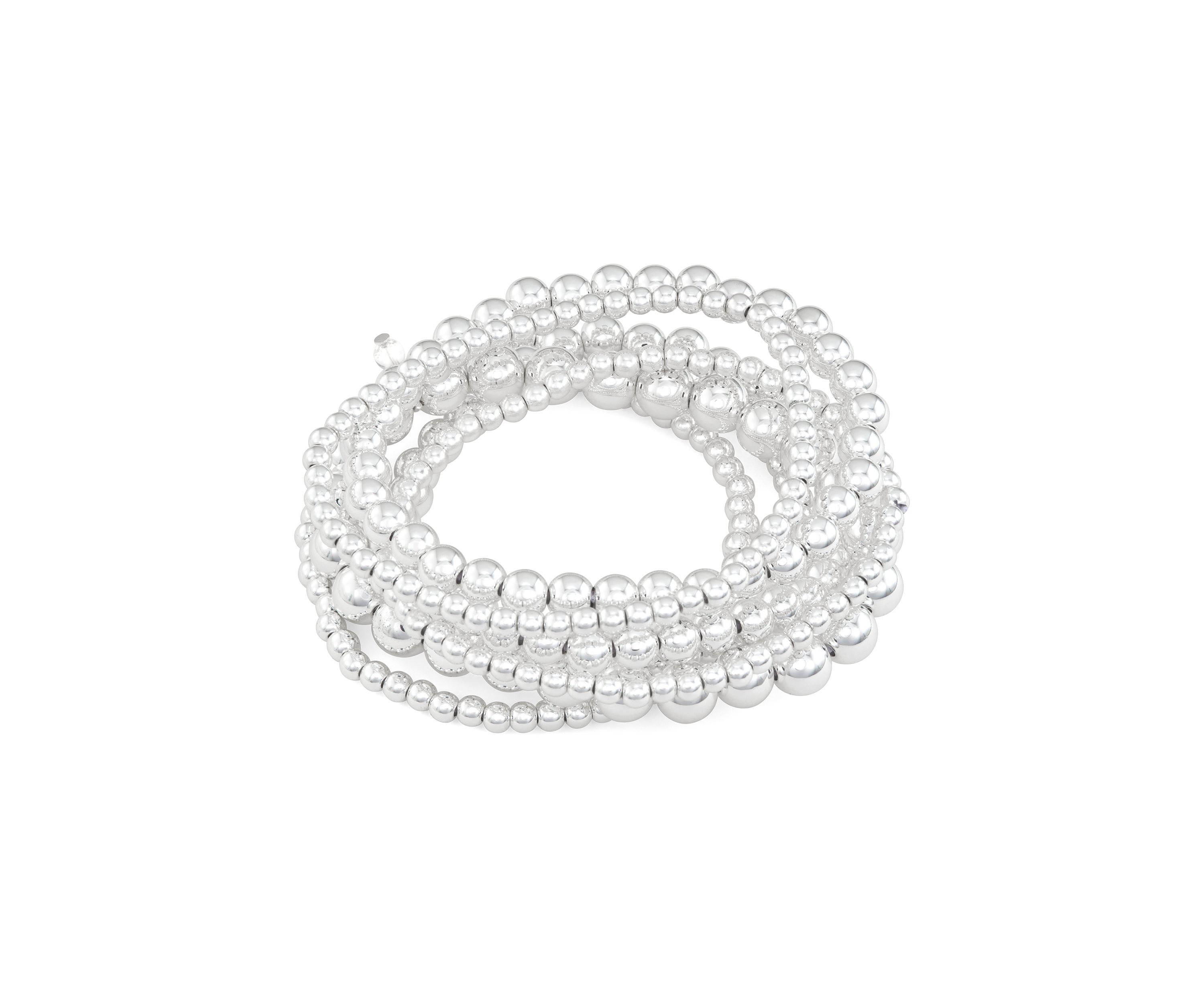 7 Row Bead Stretch Bracelet