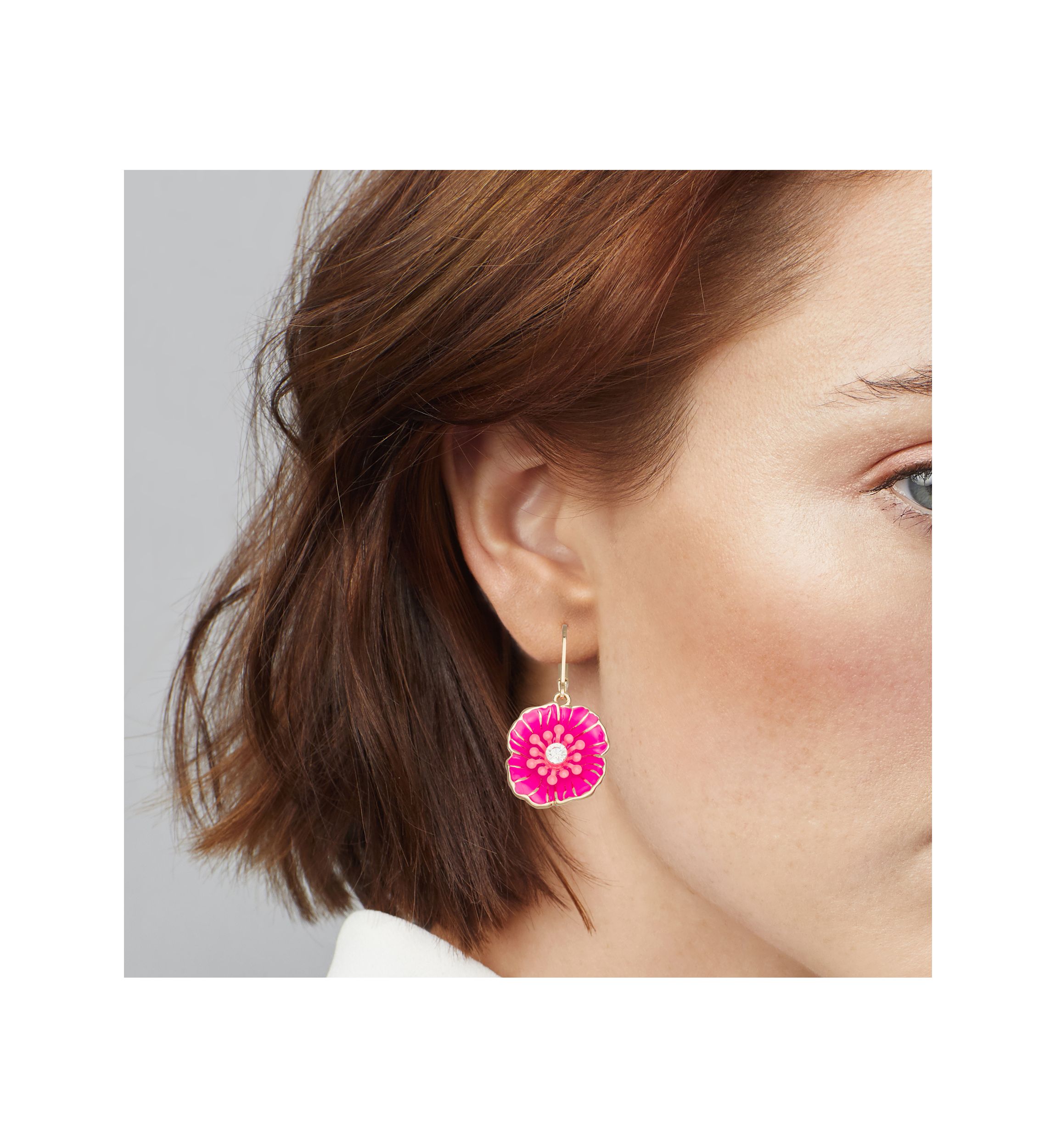 Flower Drop Earrings