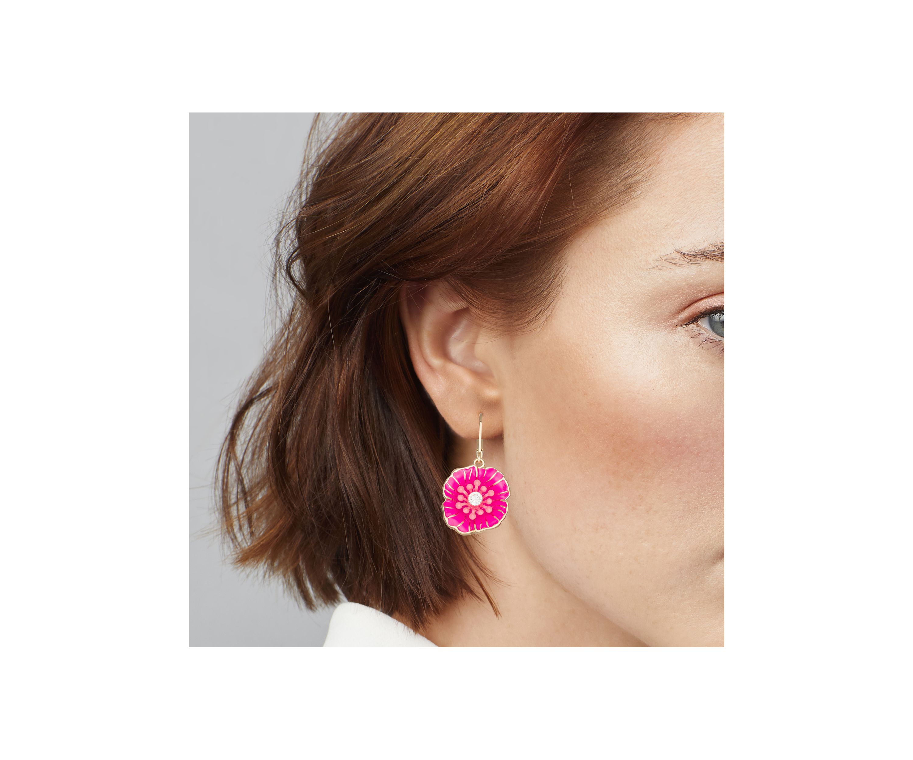 Flower Drop Earrings