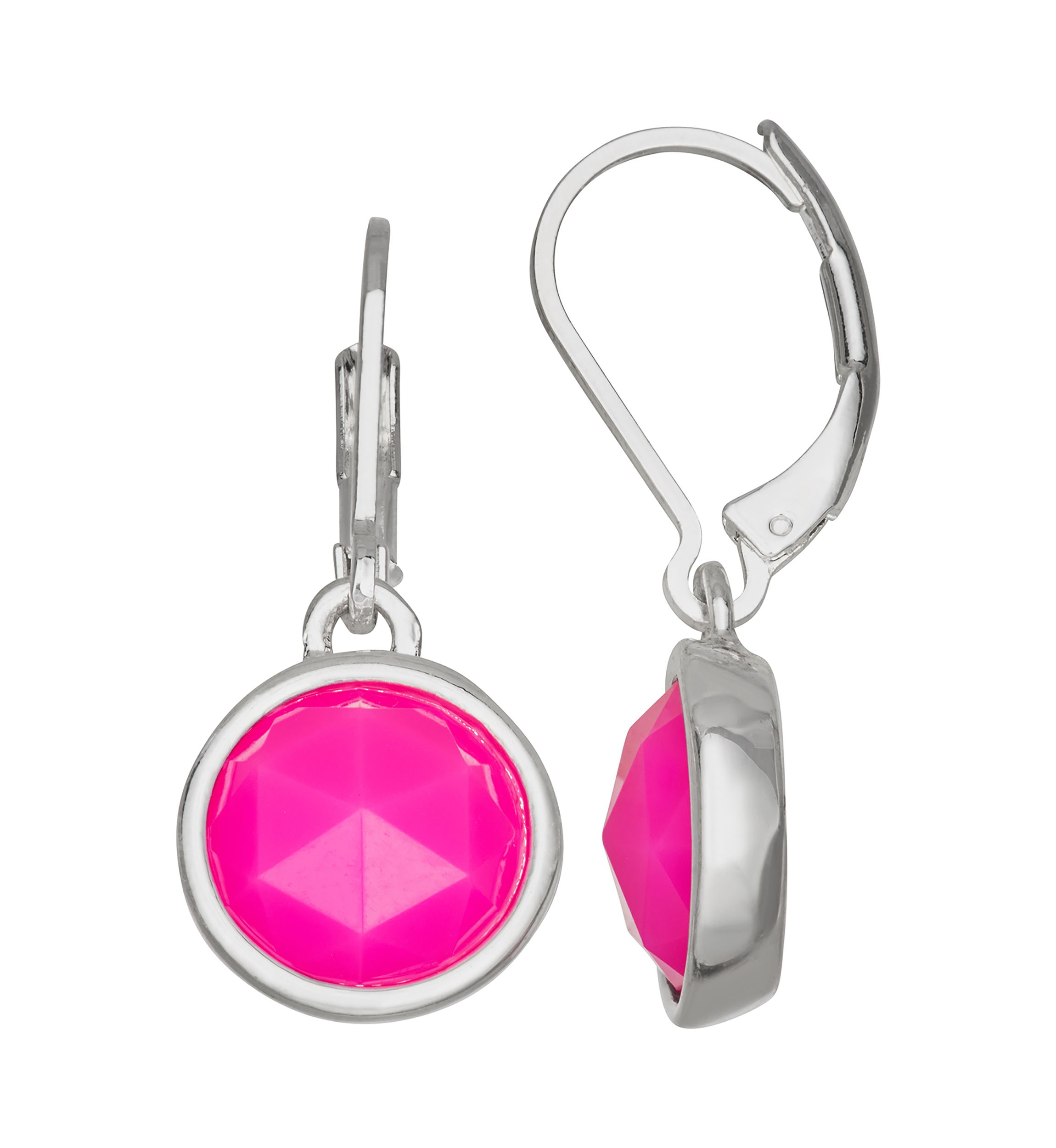 Round Drop Earrings