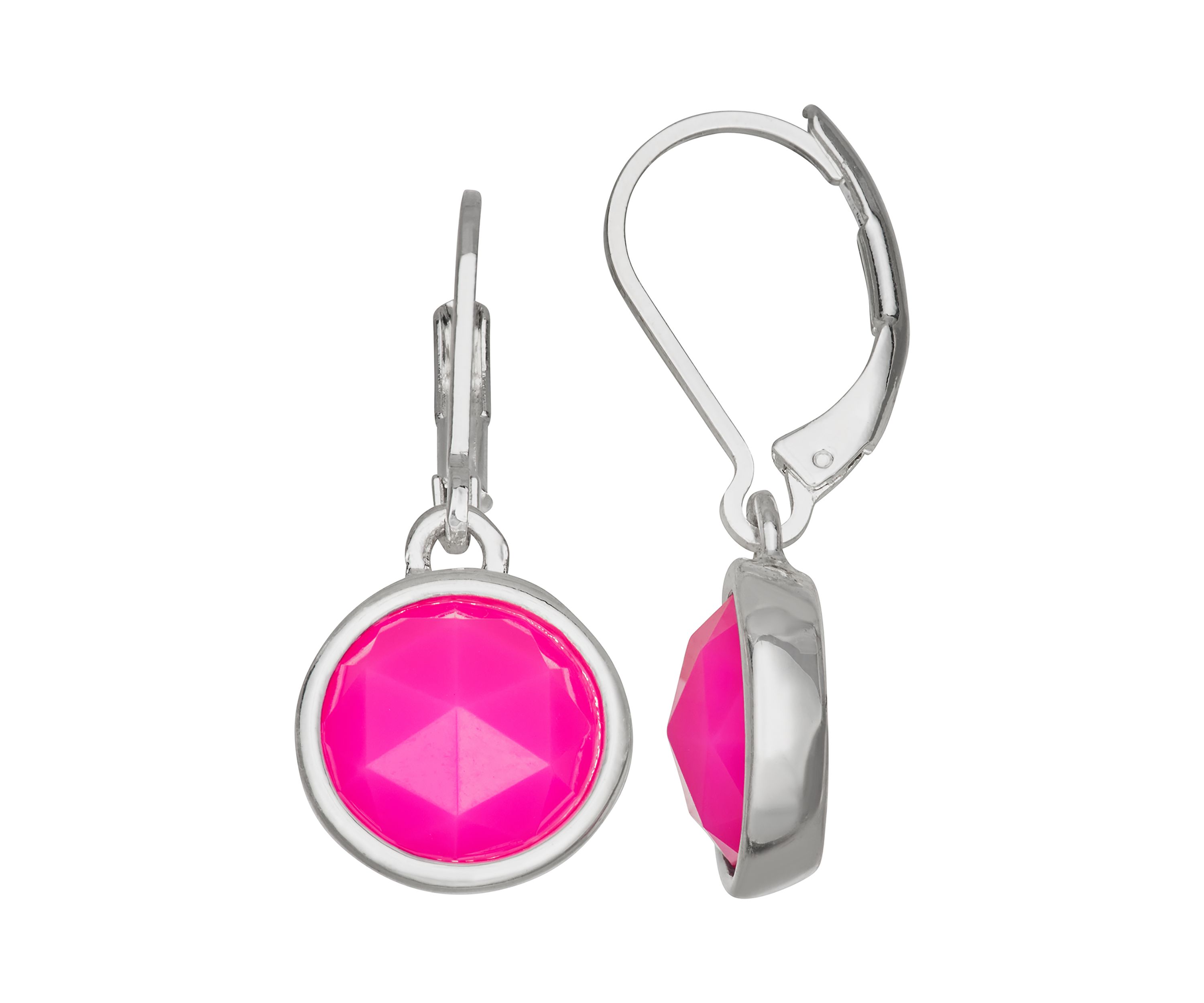 Round Drop Earrings