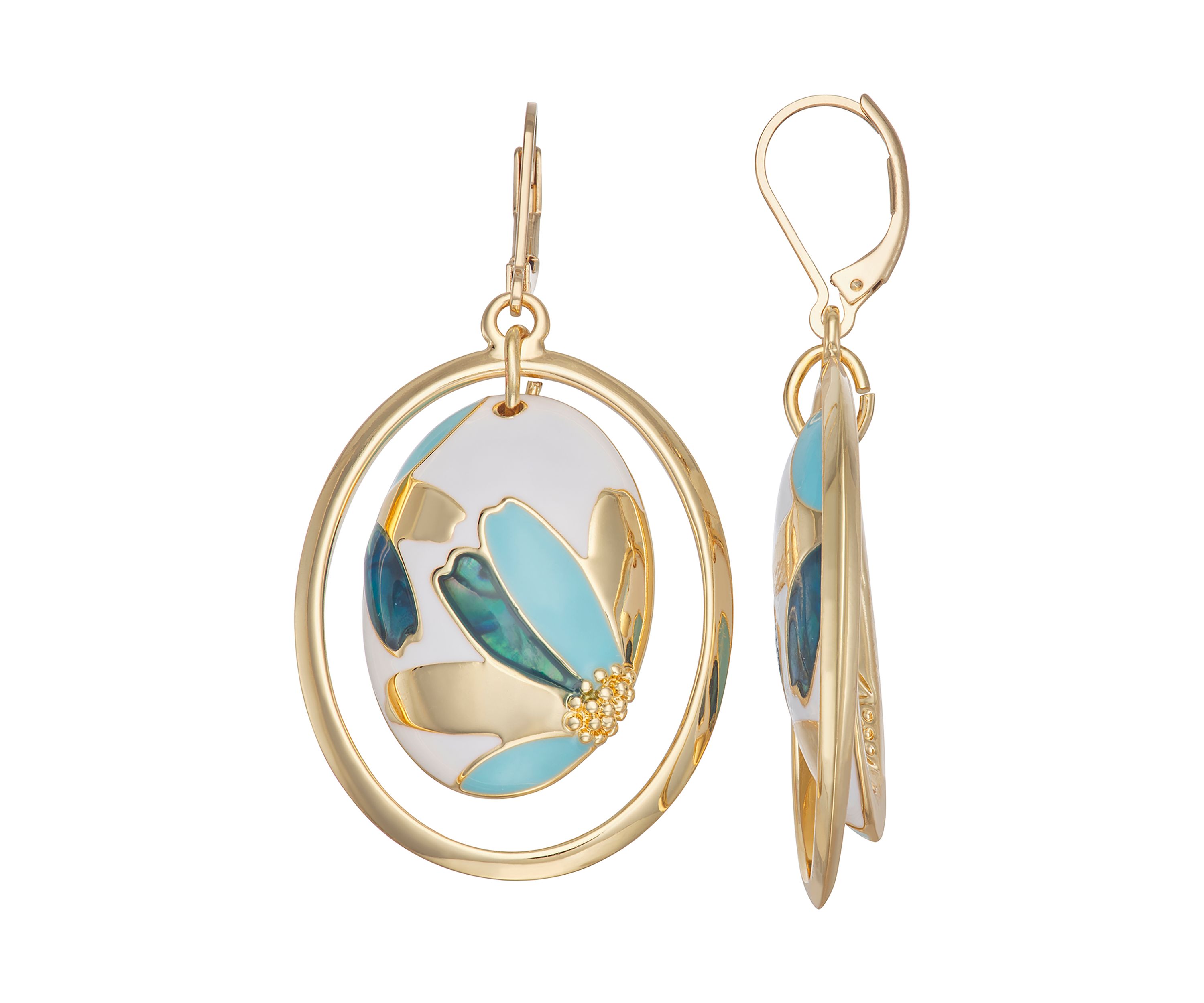Spring Blooms Orbital Earrings