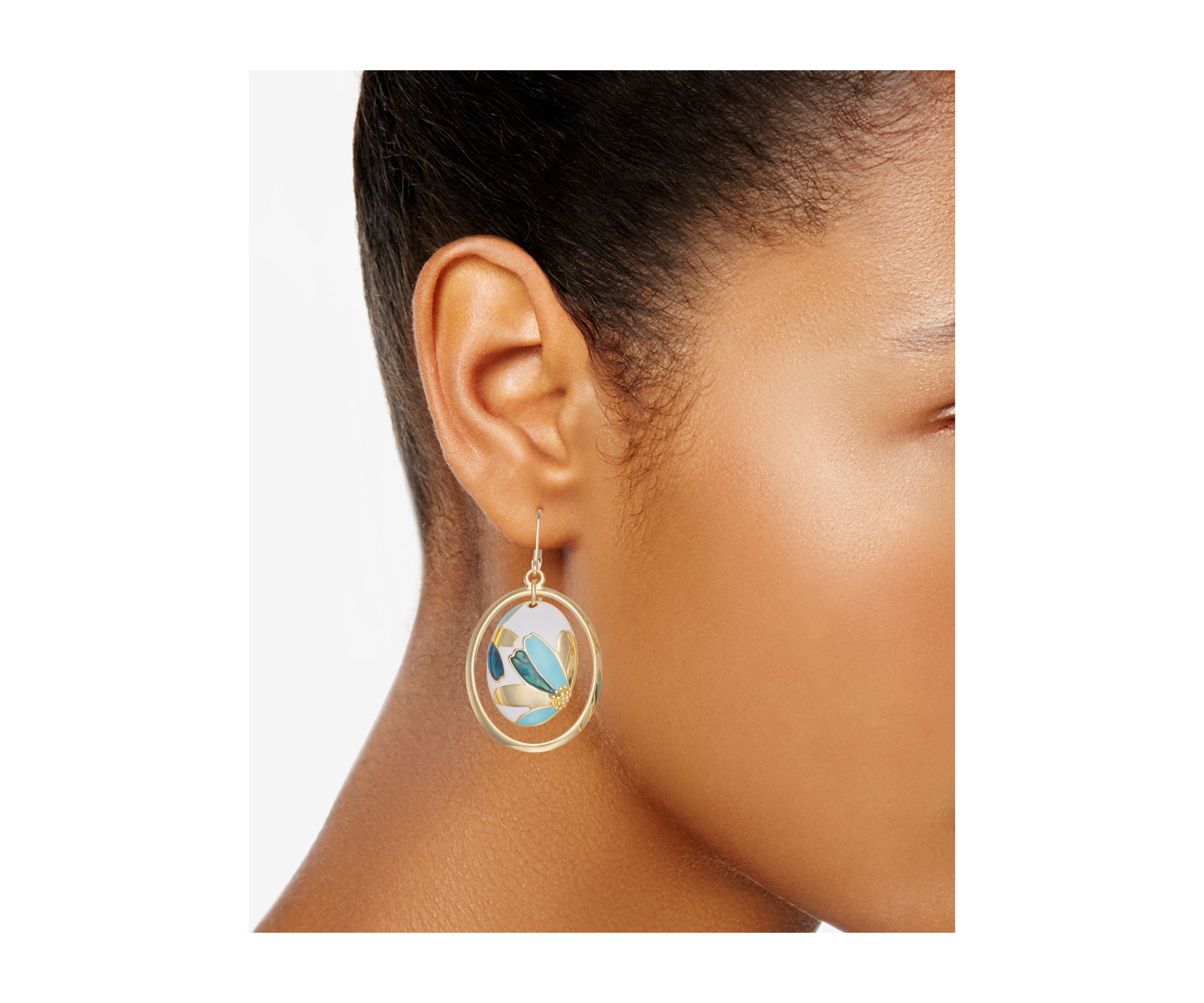 Spring Blooms Orbital Earrings