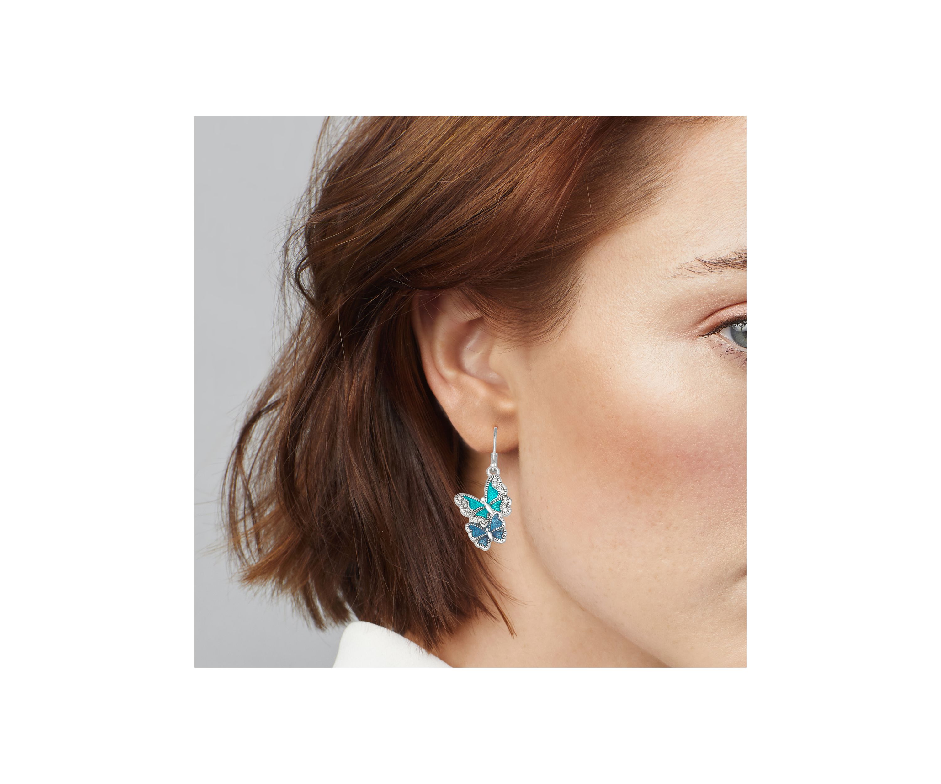 Butterfly Drop Earrings