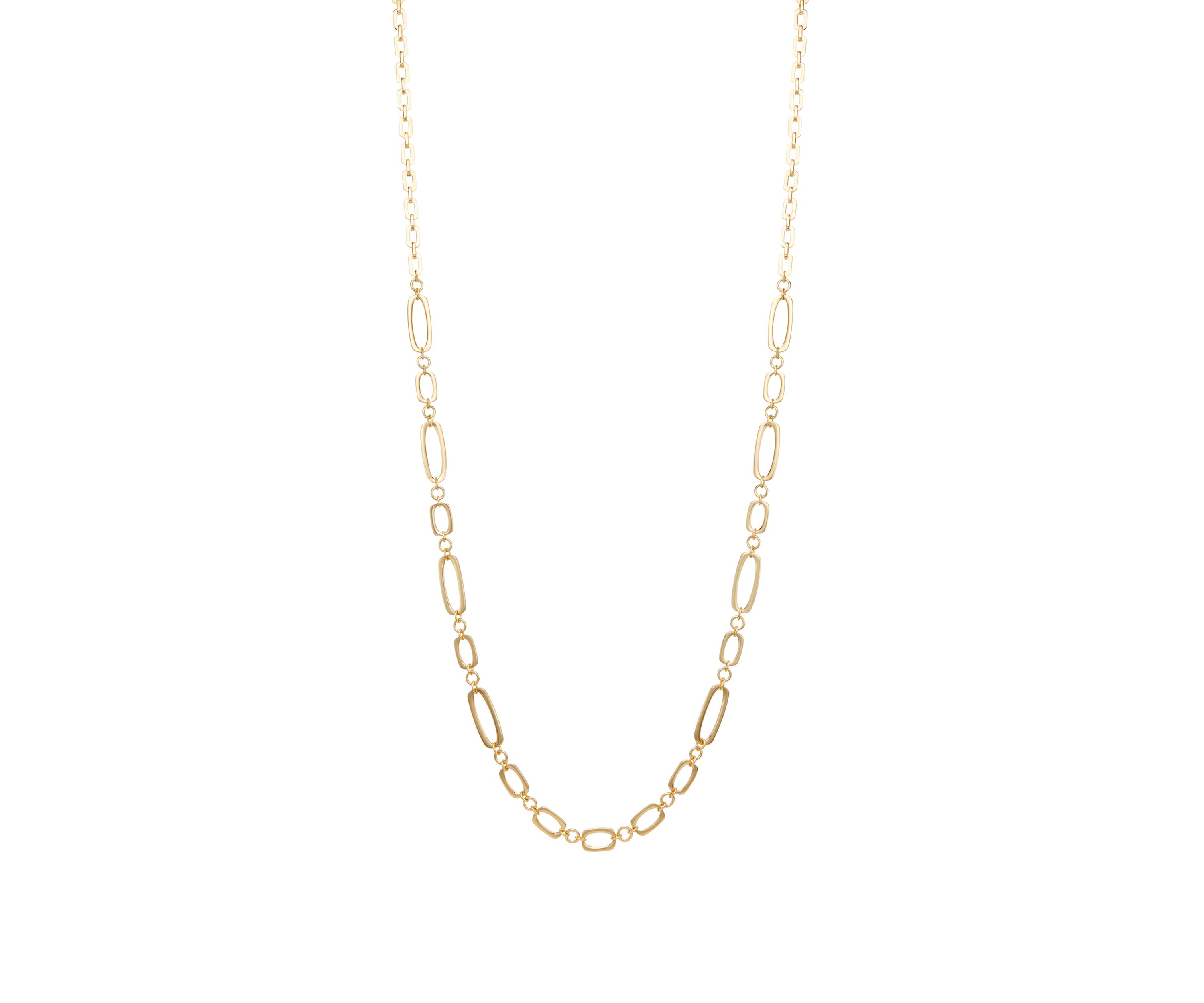 Gold Tone 42 Strandage Necklace