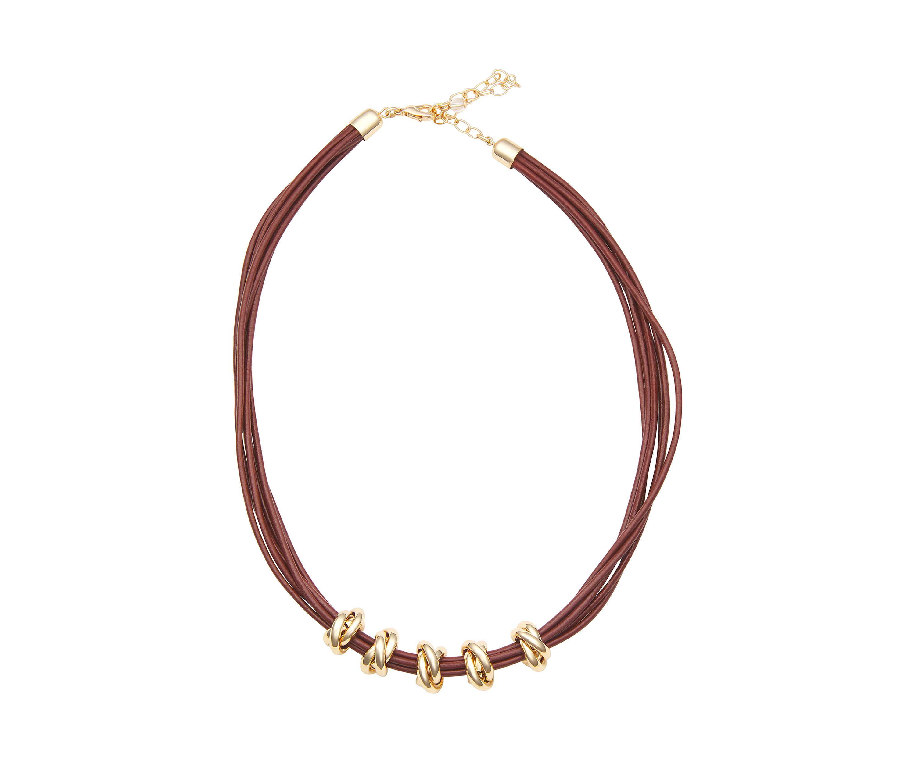 Gold Tone 16" Pendant Necklace