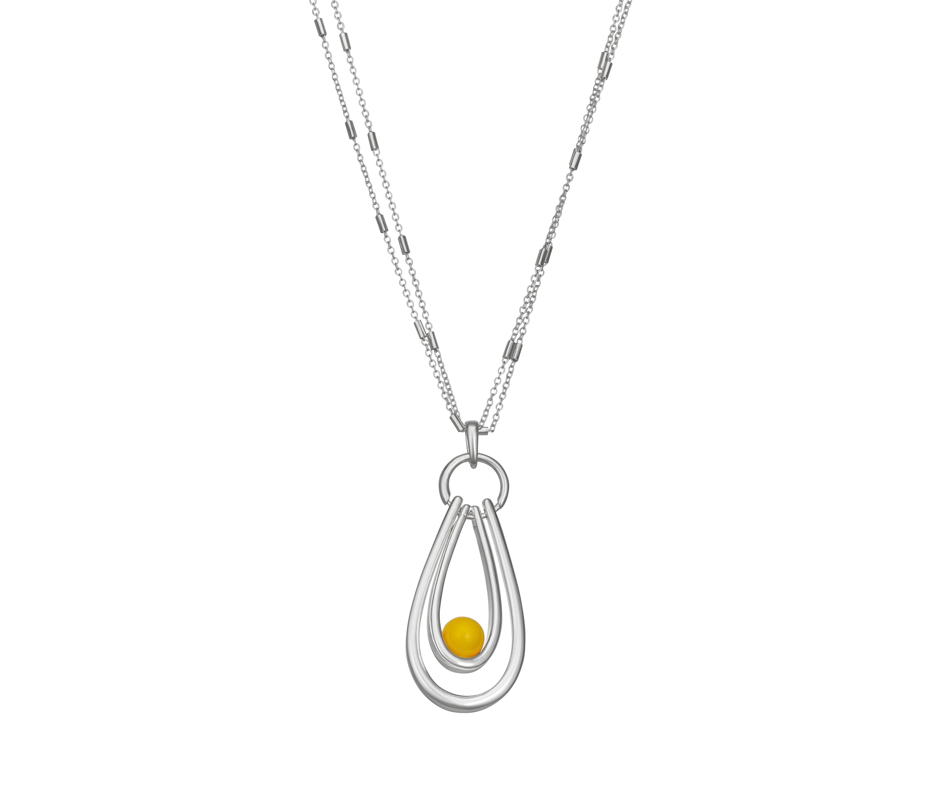 Links Long Pendant Necklace