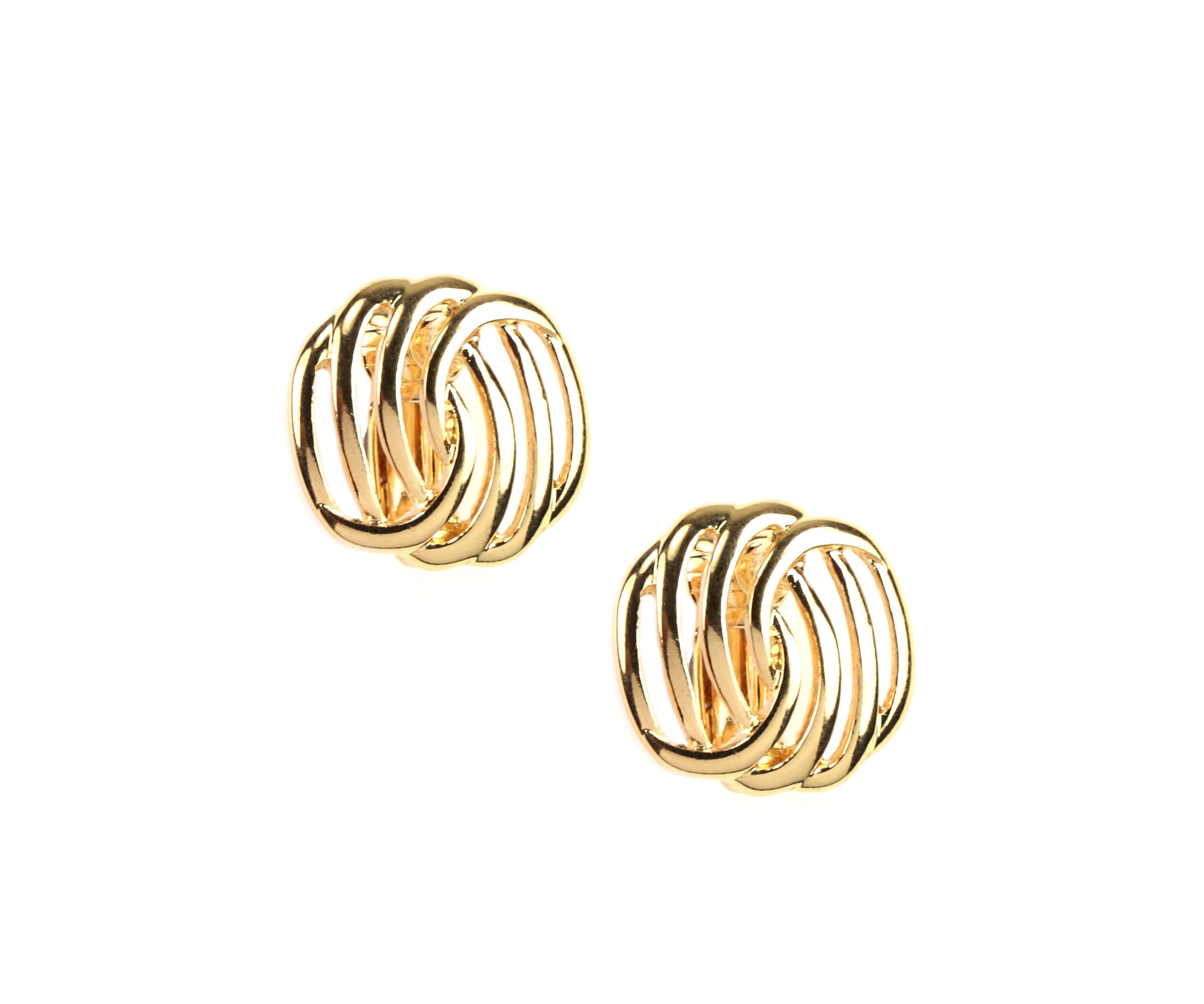 Button Clip Earring