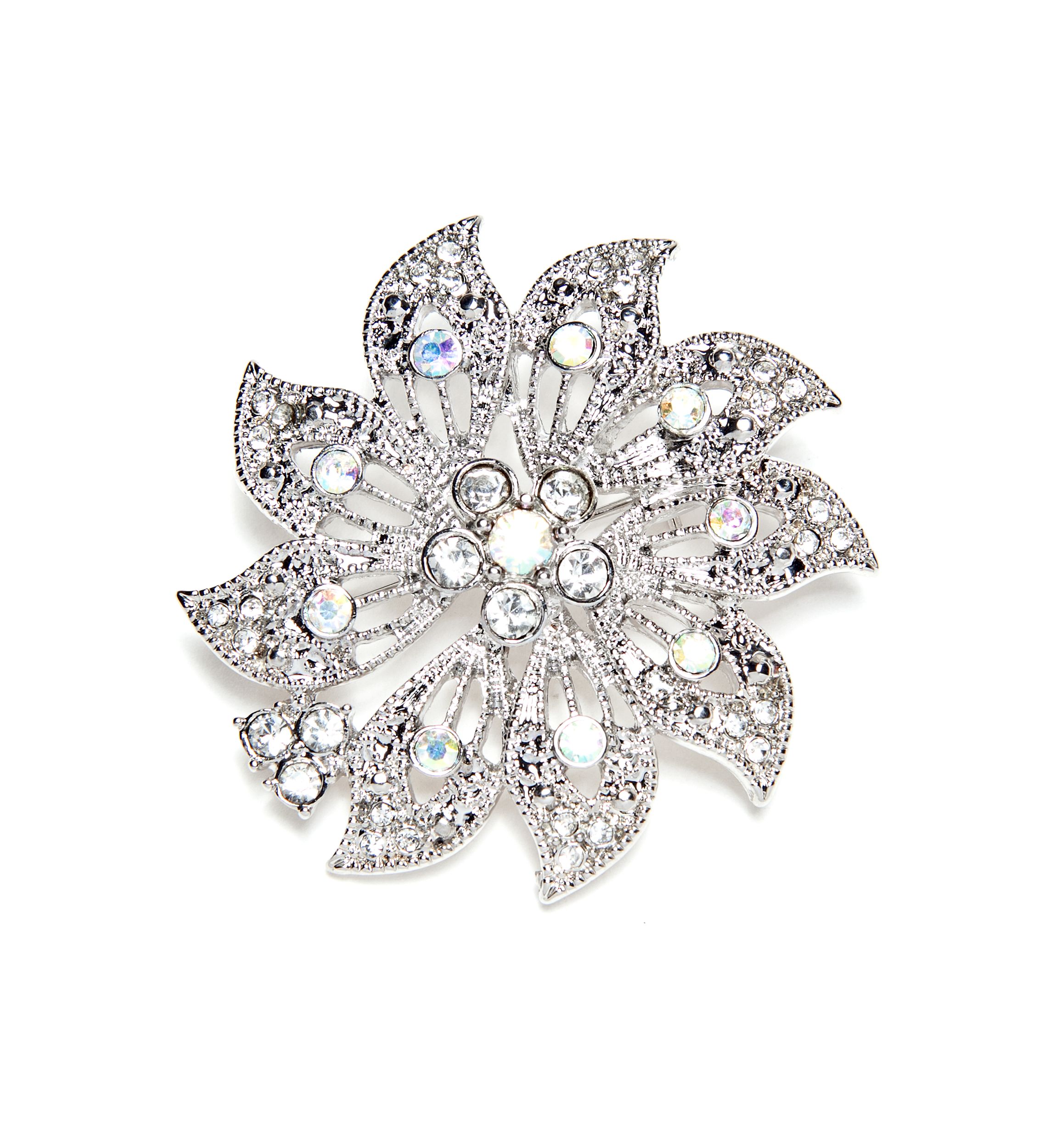 Boxed Flower Pin