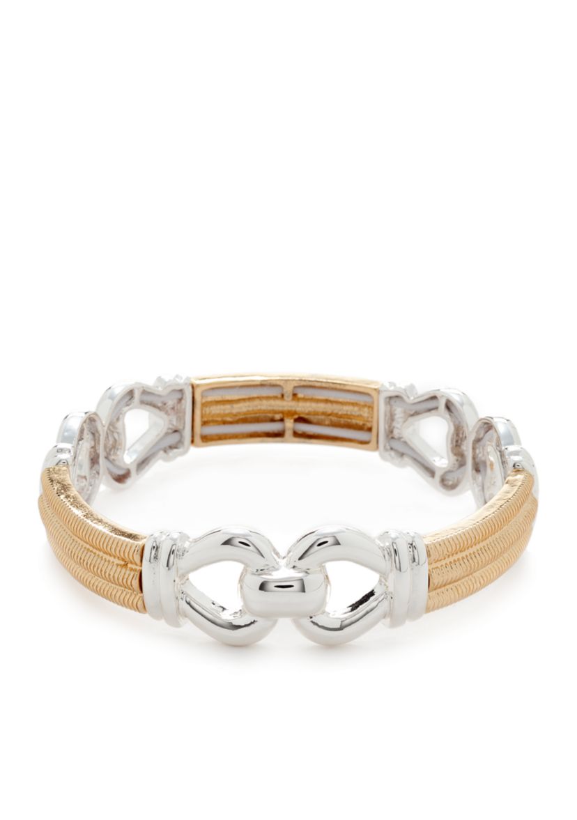 2 Tone Stretch Bracelet