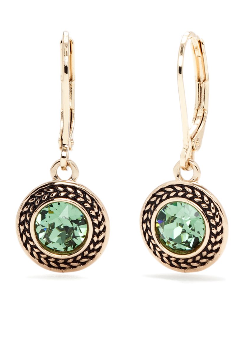 Lever Back Drop Earrings 