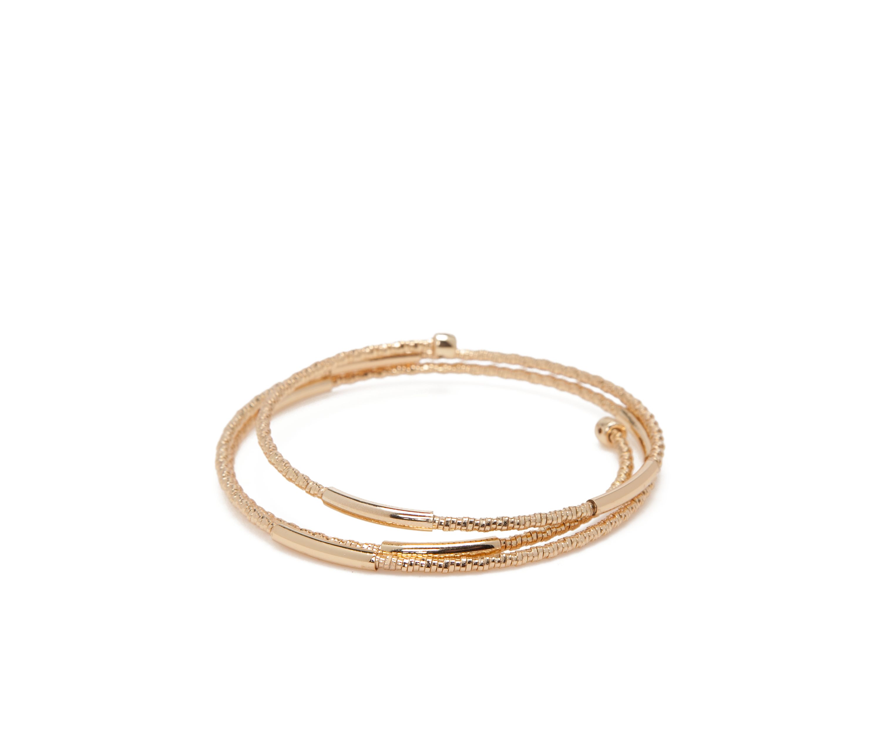 Gold-Tone Twisted Coil Bracelet