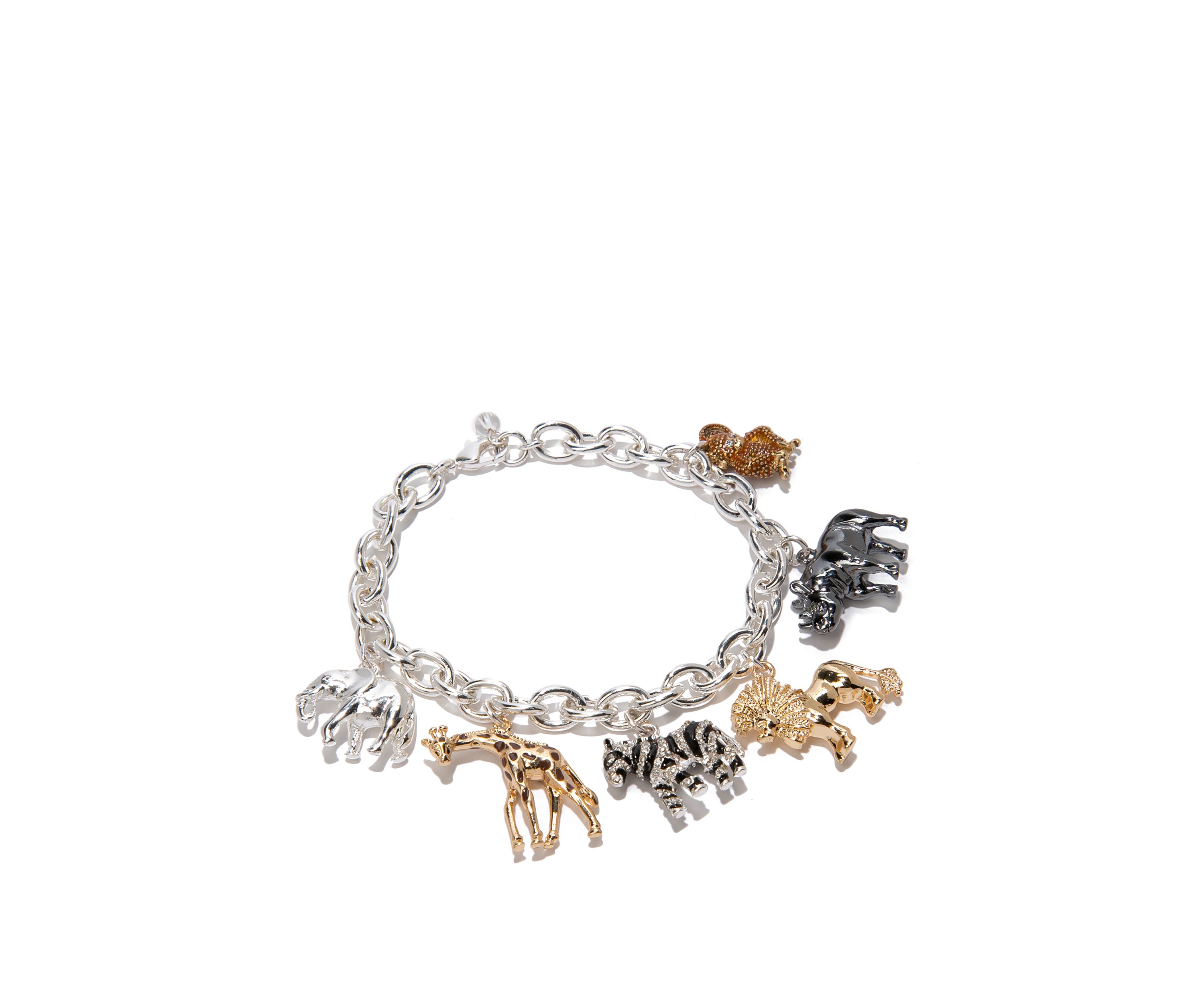 Boxed Safari Charm Flex Bracelet