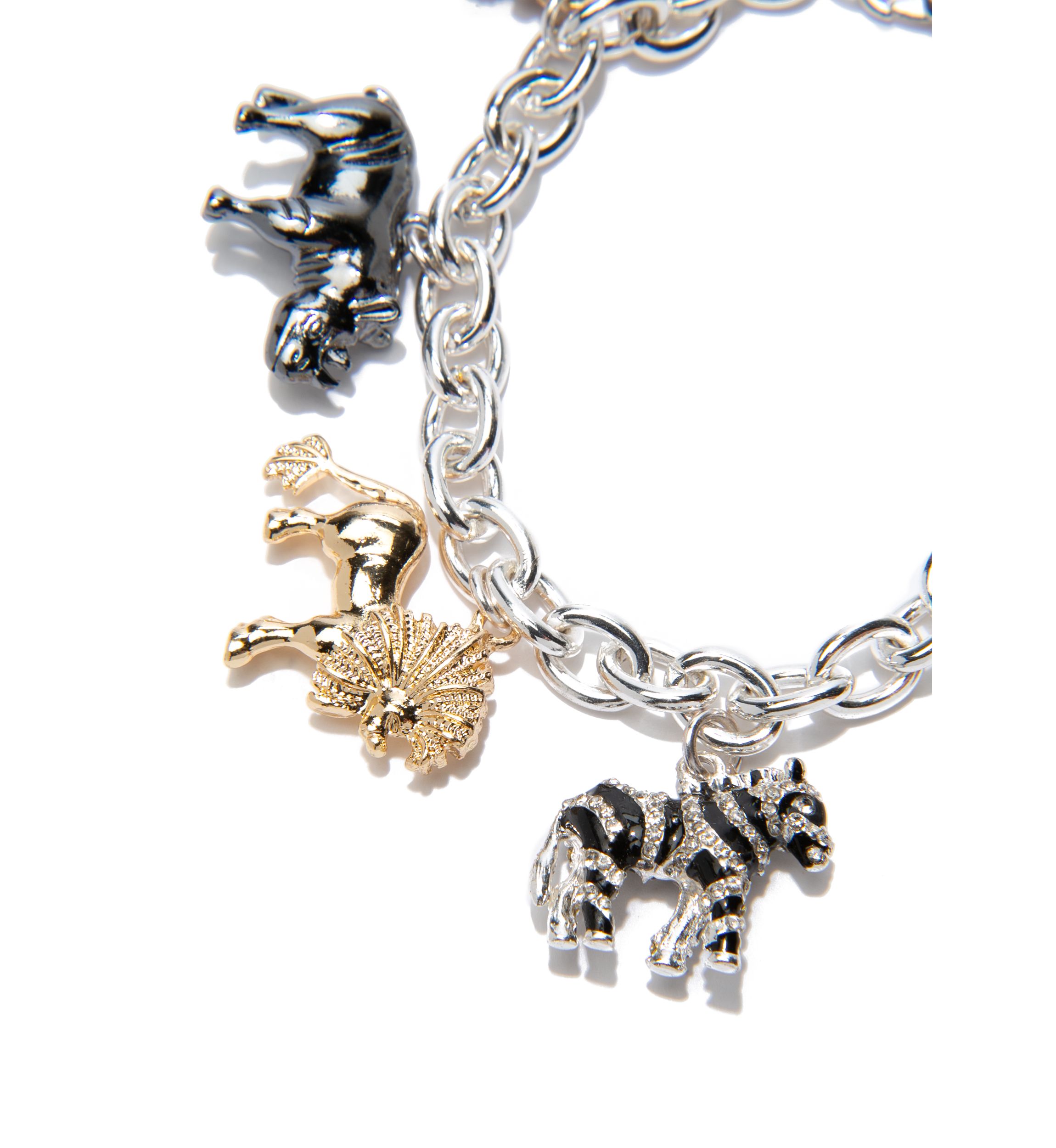Boxed Safari Charm Flex Bracelet