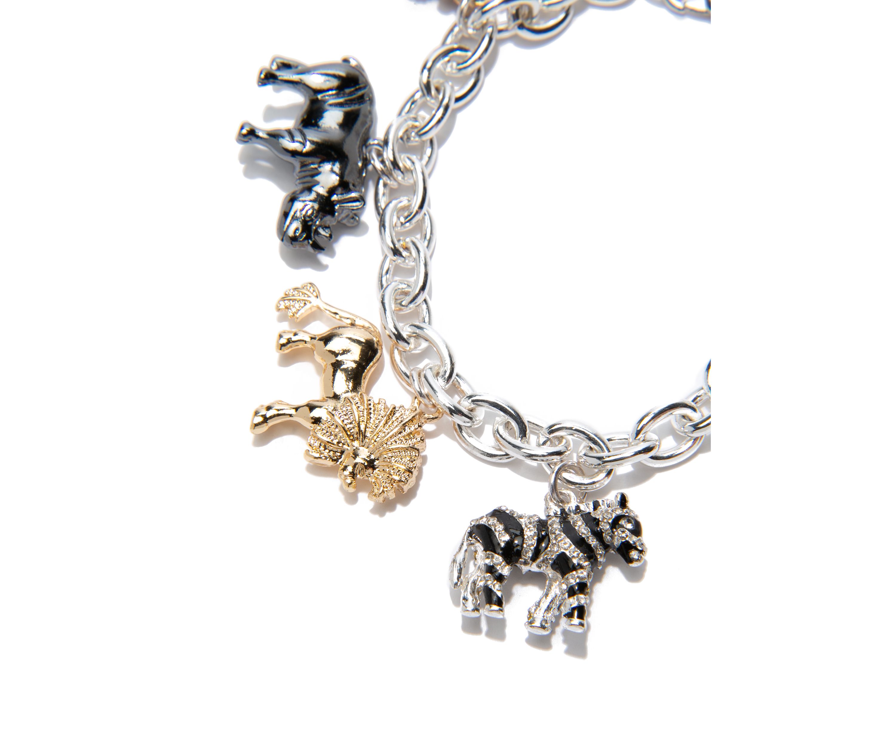 Boxed Safari Charm Flex Bracelet