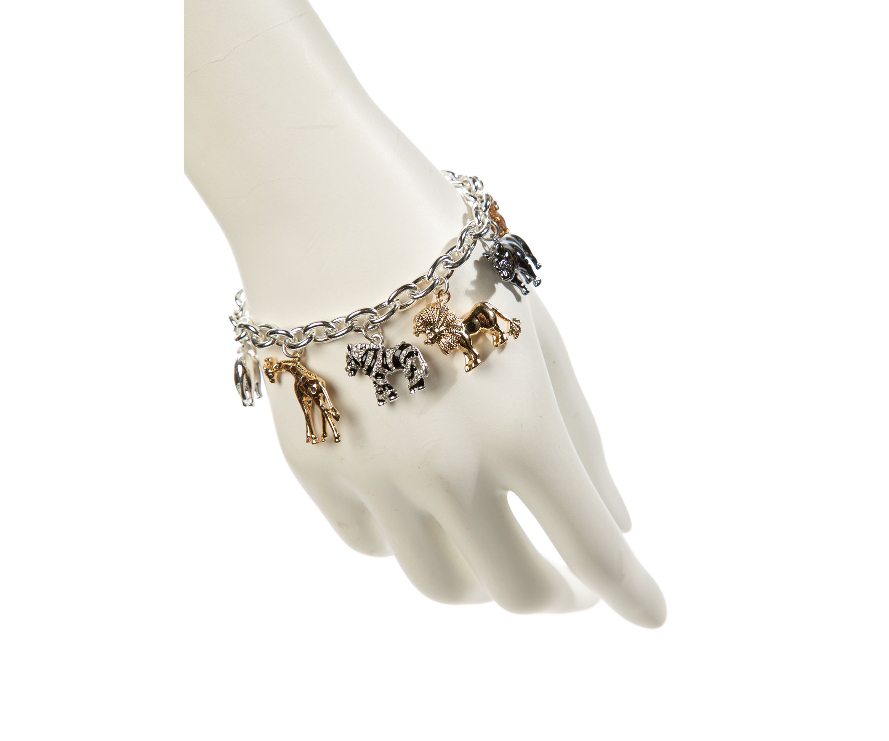 Boxed Safari Charm Flex Bracelet