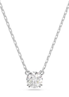 SWAROVSKI Stilla Round Cut Pendant Necklace