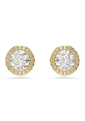 SWAROVSKI Una Angelic Halo Pavé Stud Earrings