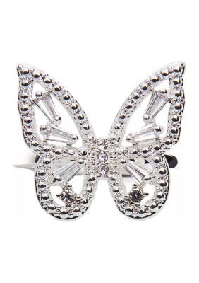 Lab Created Cubic Zirconia Butterfly Ring