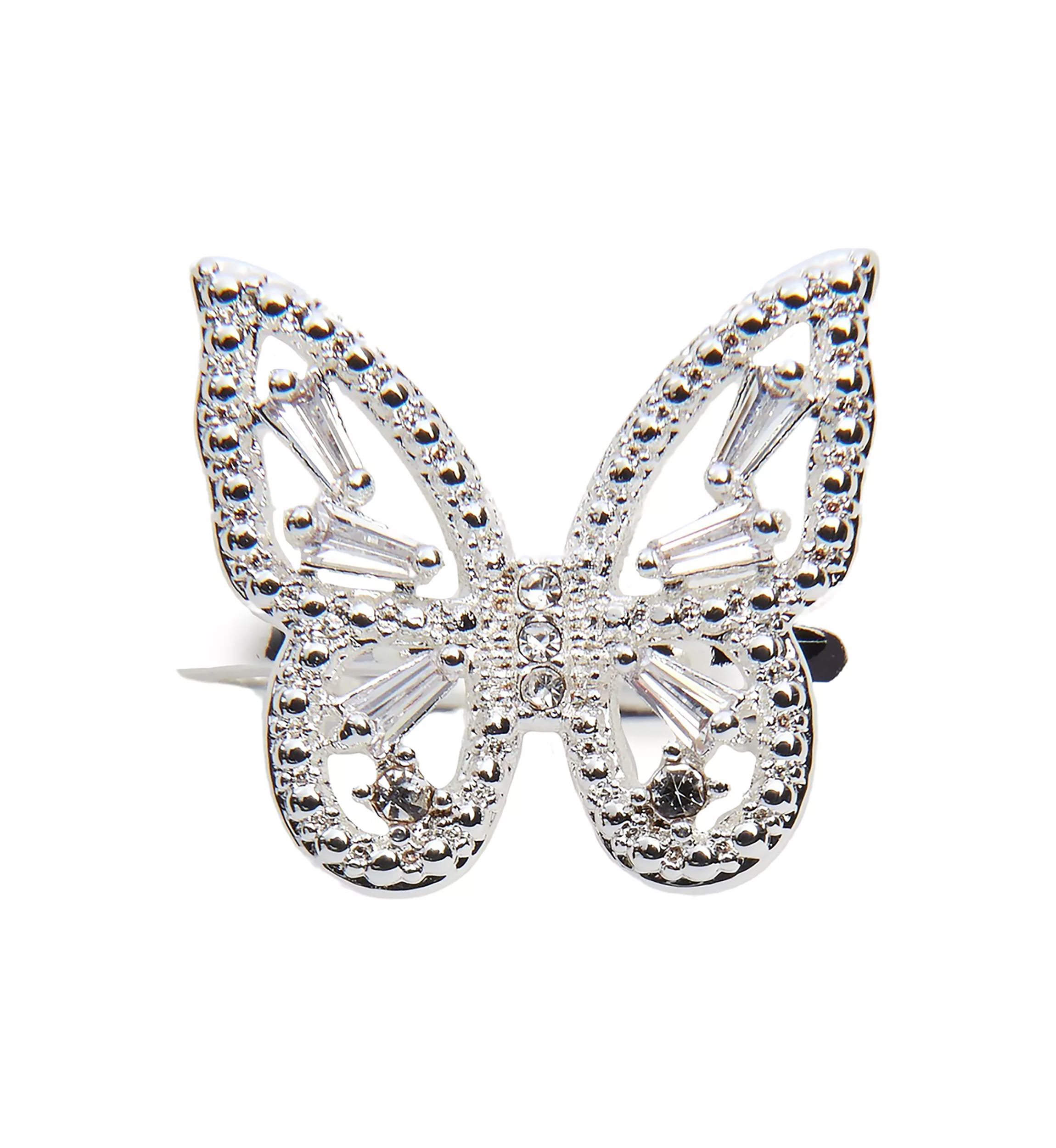 Lab Created Cubic Zirconia Butterfly Ring