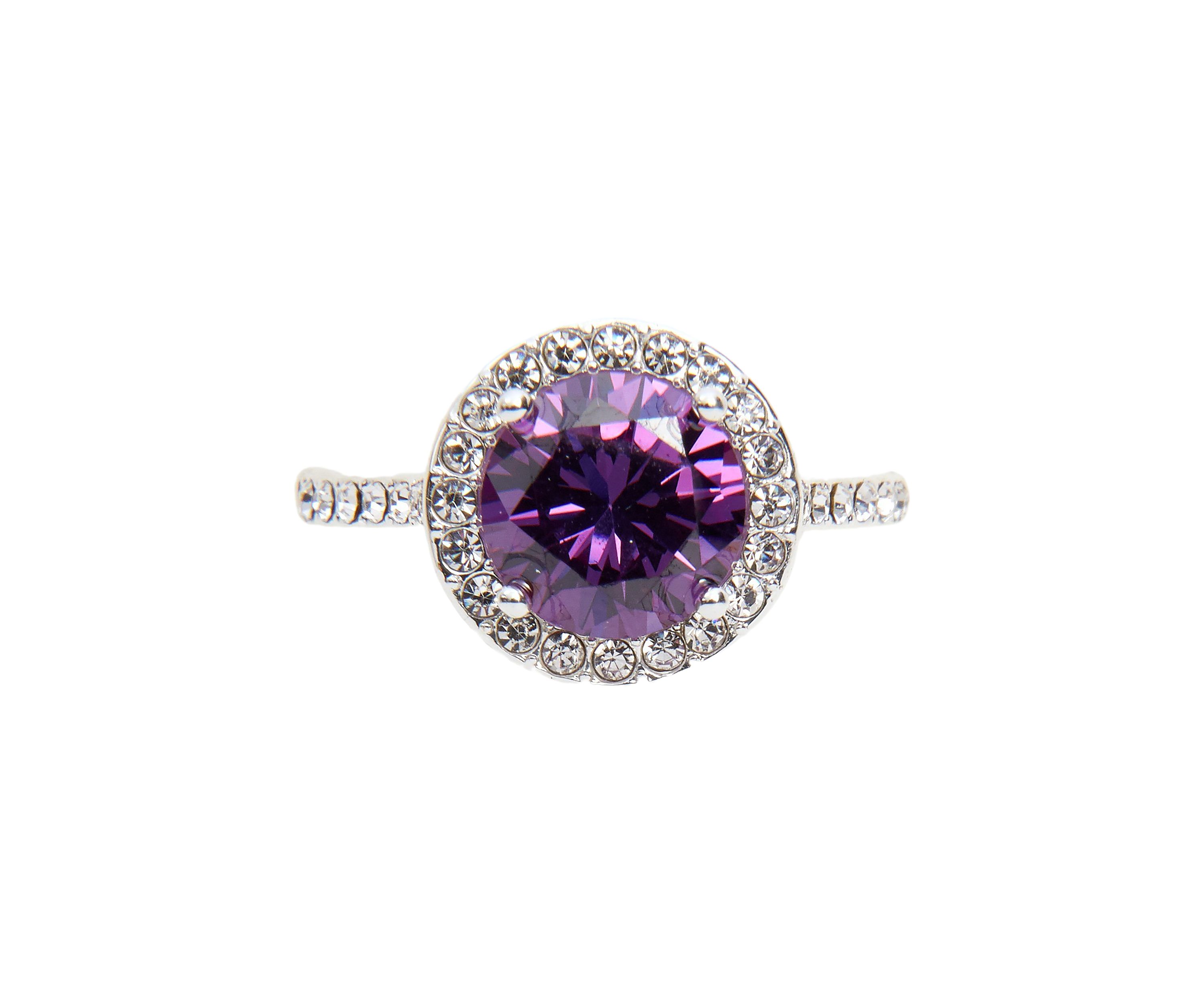 Lab Created Amethyst Ring 