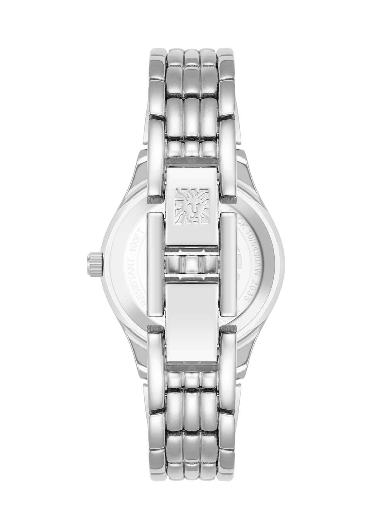 Womens 26 Millimeter Silver-Tone Alloy with White Mother of Pearl Dial Watch 