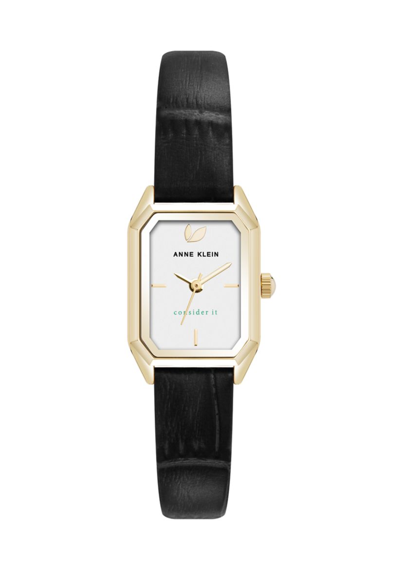 Anne Klein Women\'s Dress Watch with Faux Leather Strap, Japanese Quartz Movement Anne Klein Women main image 2