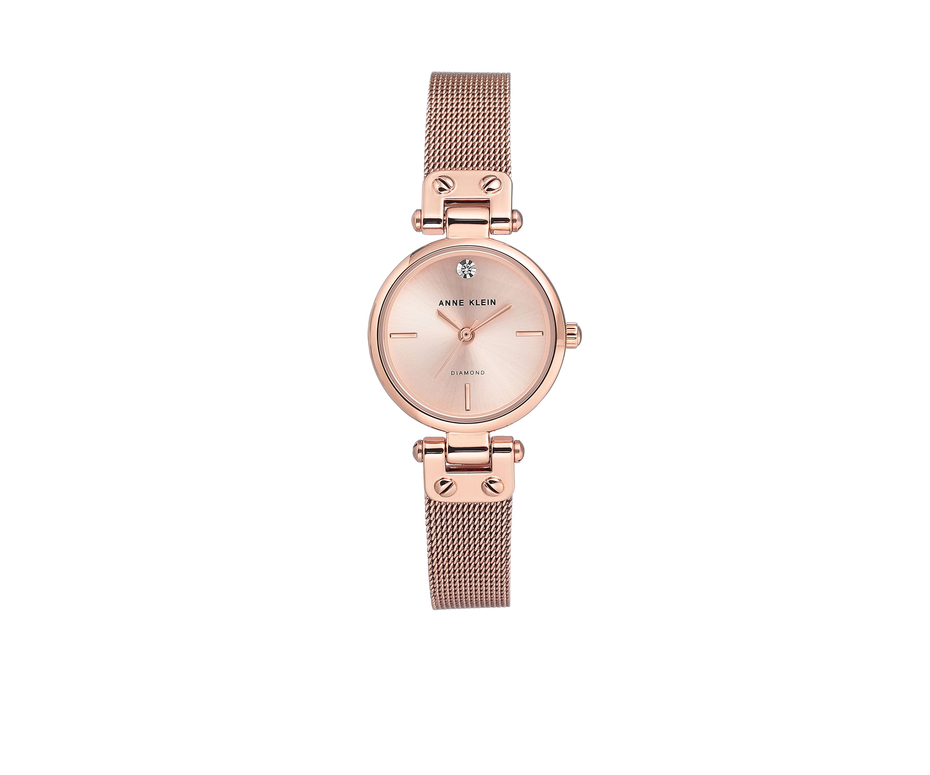 Stainless Steel Diamond Dial Bracelet Watch
