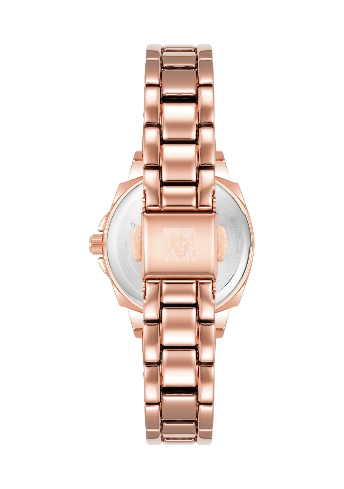 Womens 28 Millimeter Rose Gold-Tone Alloy Arabic Numeral Dial Bracelet Watch