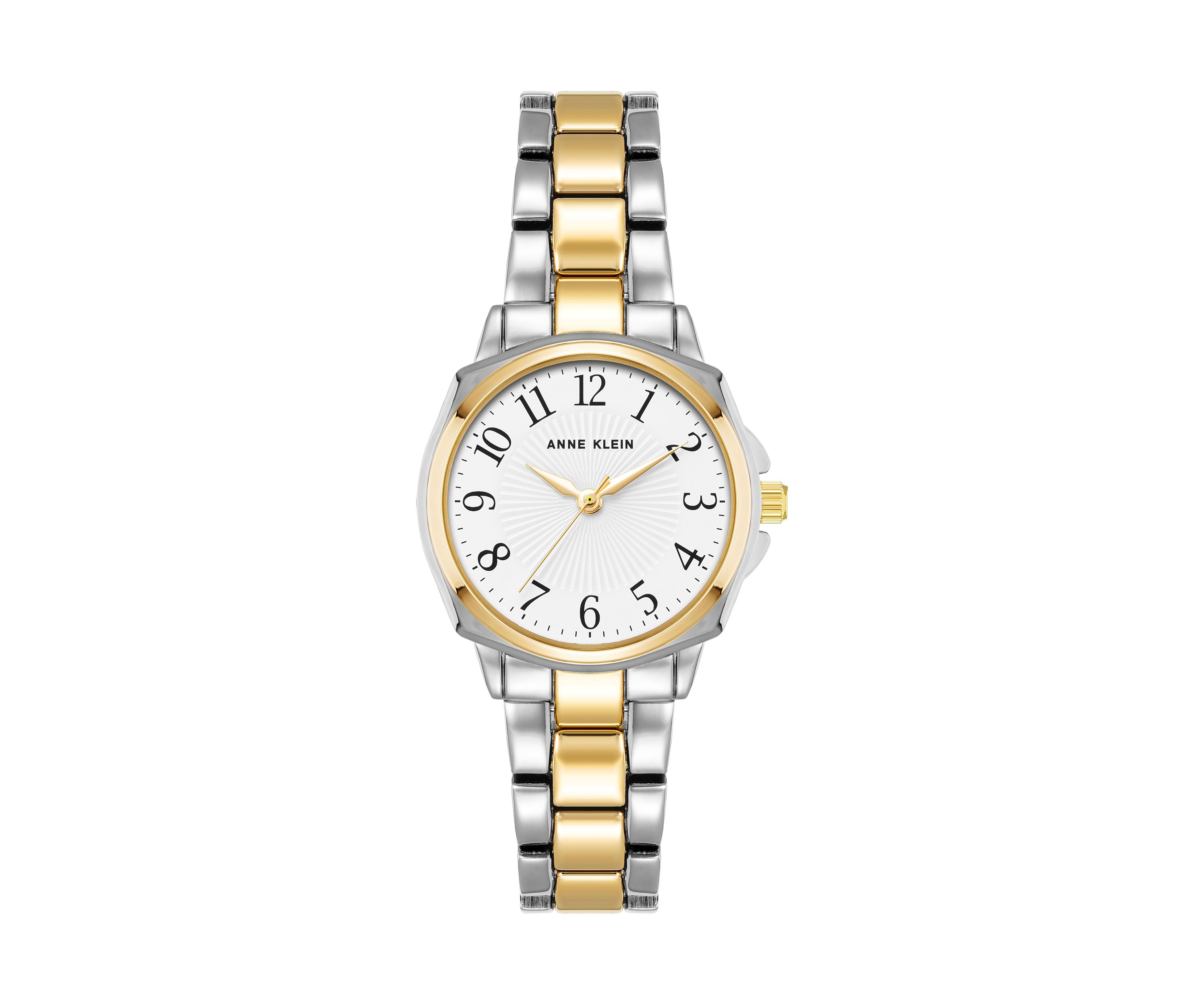 Womens Two Tone Metal Link Braelet Watch - 28 Millimeter