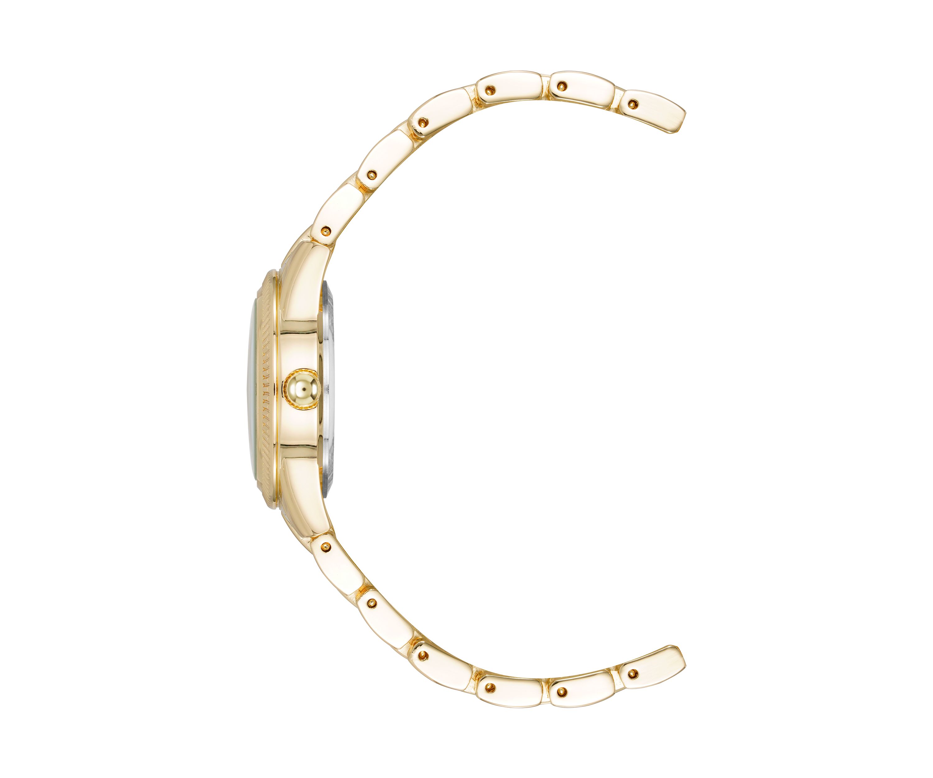 Quartz Casual Coin Edge Alloy Metal Watch