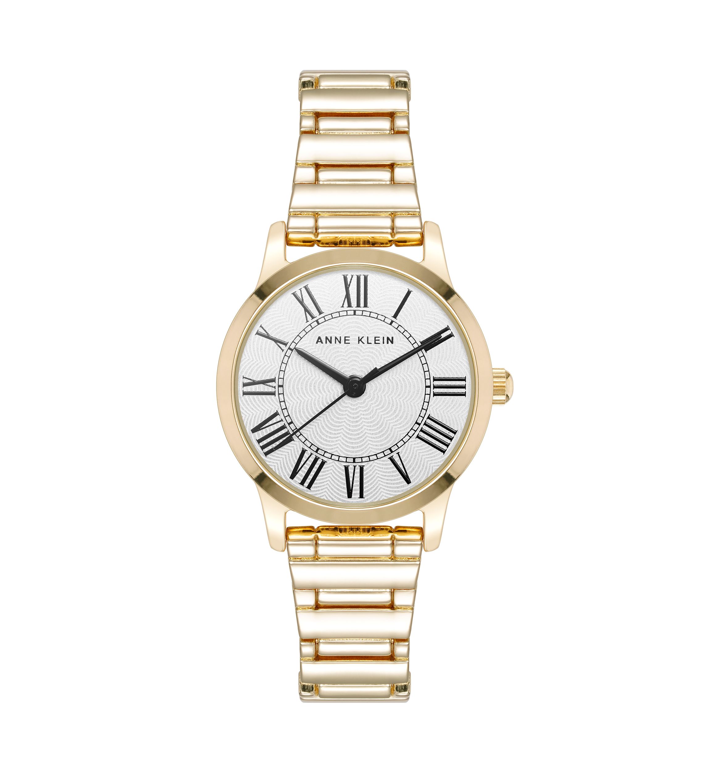 Quartz Signature Round Roman Numeral Alloy Metal Watch