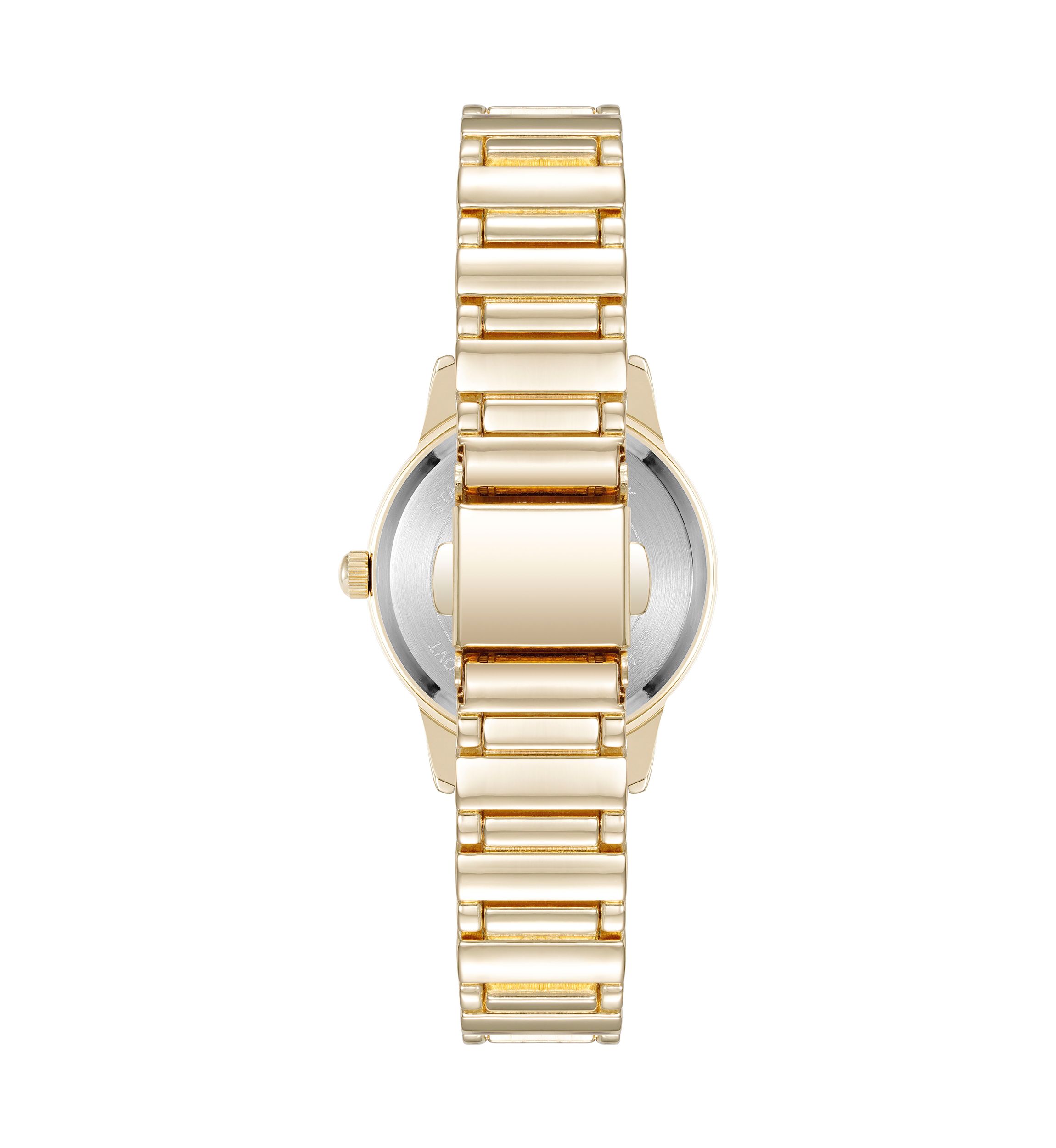 Quartz Signature Round Roman Numeral Alloy Metal Watch